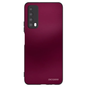 Picasee silikonowe czarne etui na Huawei P Smart 2021 - Velvet Bordeaux