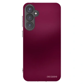 Picasee silikonowe przeźroczyste etui na Samsung Galaxy S23 FE S711B - Velvet Bordeaux