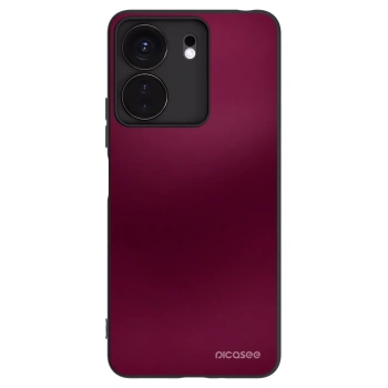 Picasee silikonowe czarne etui na Xiaomi Redmi 13C 4G - Velvet Bordeaux