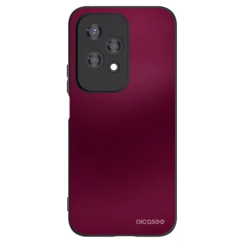 Picasee silikonowe czarne etui na Honor 200 Lite - Velvet Bordeaux