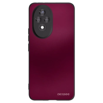 Picasee silikonowe czarne etui na Honor 200 Pro 5G - Velvet Bordeaux