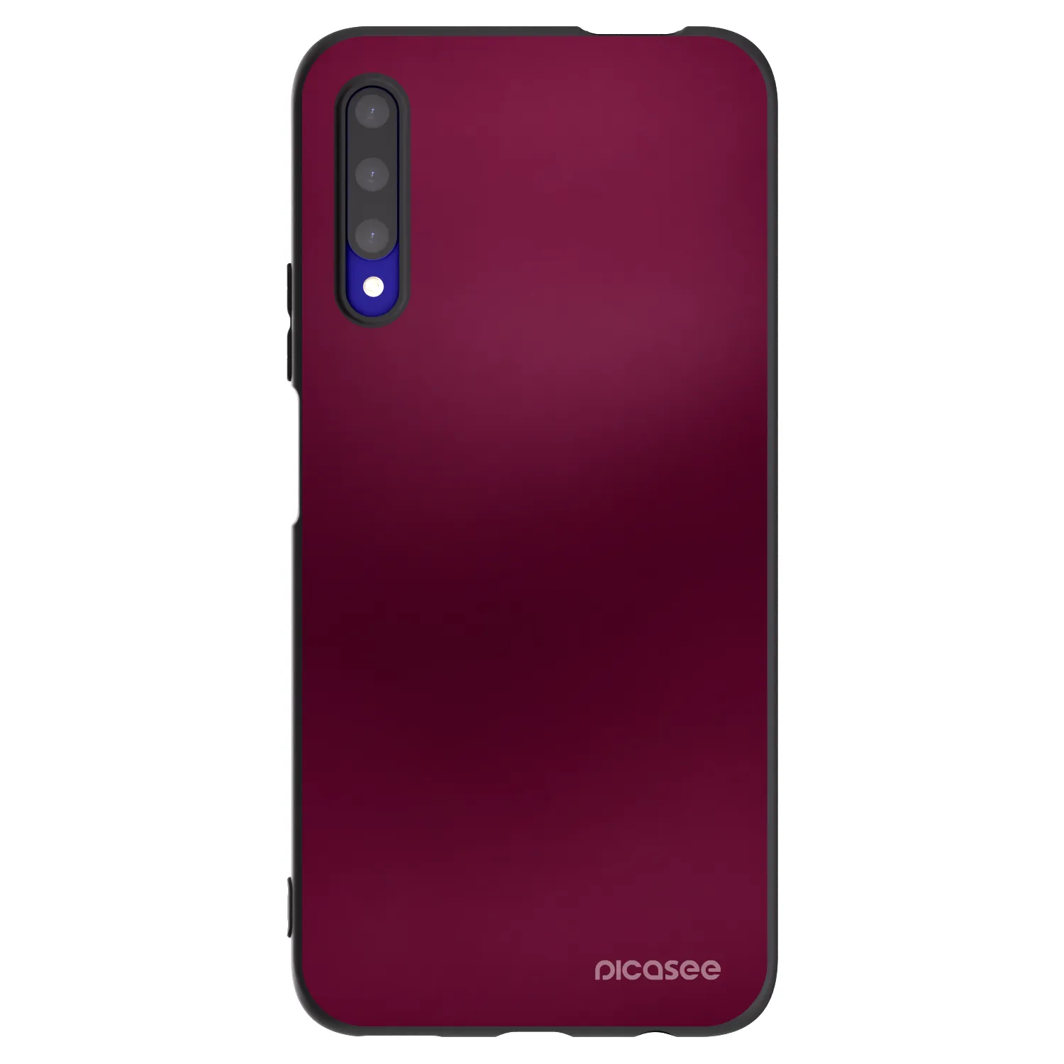Picasee silikonowe czarne etui na Honor 9X Pro - Velvet Bordeaux
