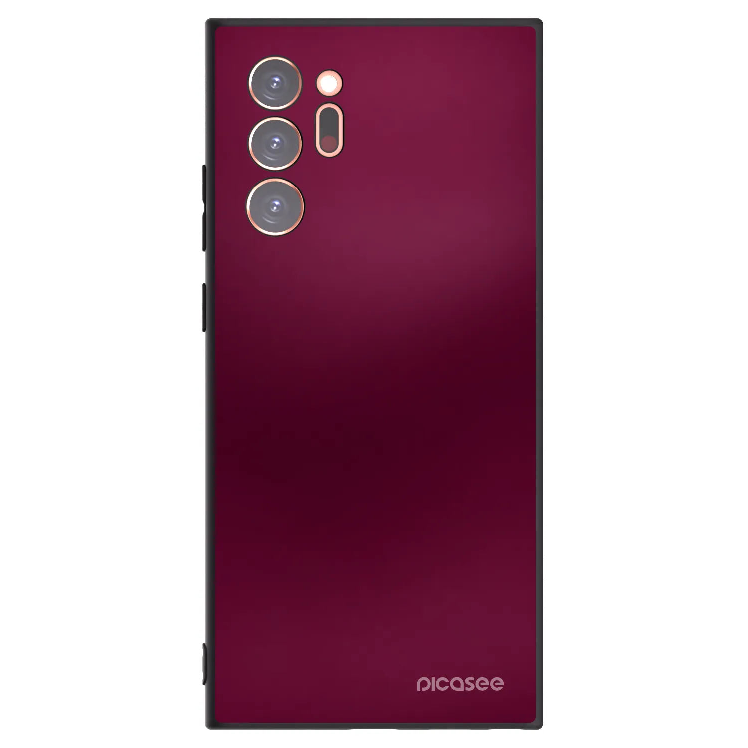 Picasee silikonowe czarne etui na Samsung Galaxy Note 20 Ultra - Velvet Bordeaux