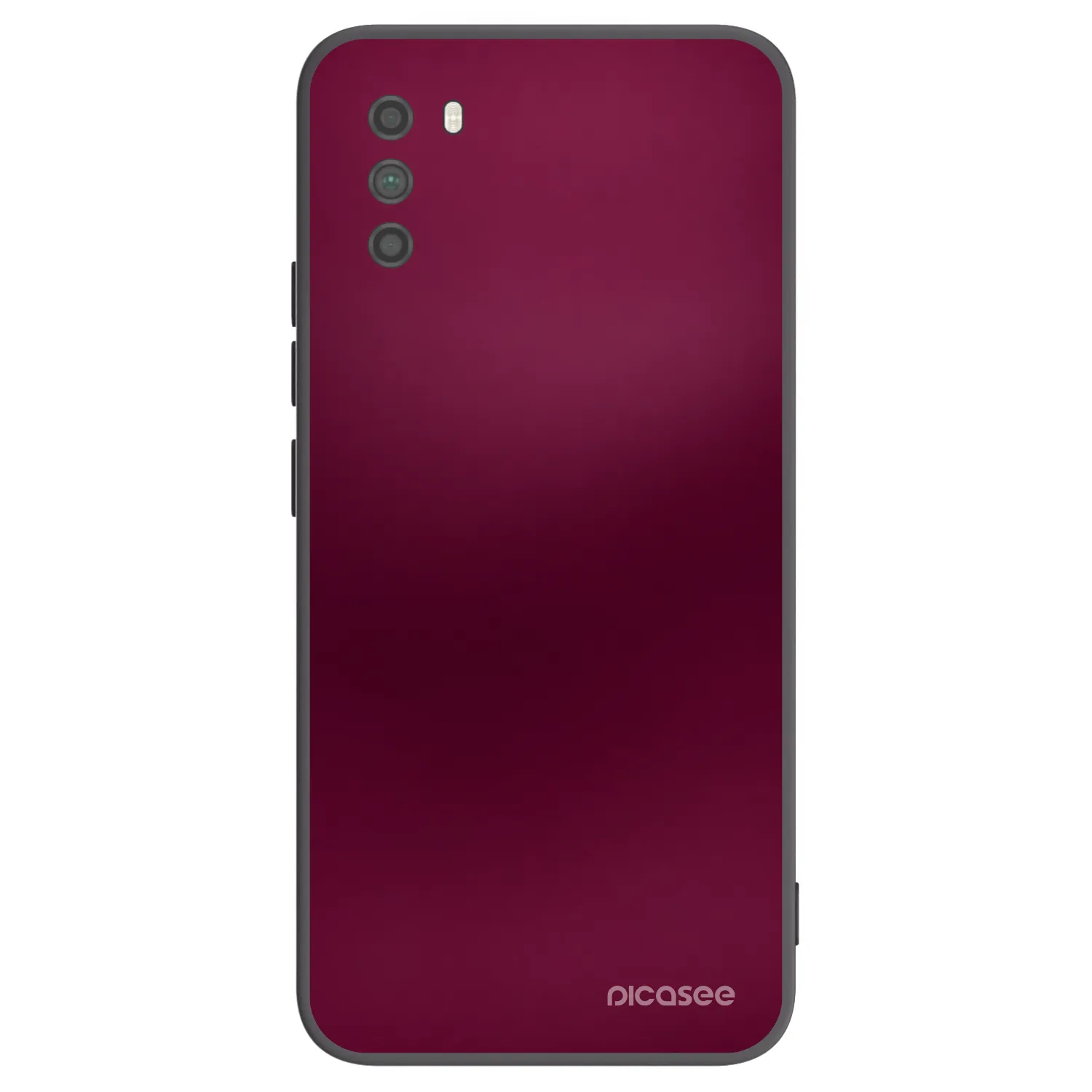 Picasee silikonowe czarne etui na Xiaomi Poco M3 - Velvet Bordeaux