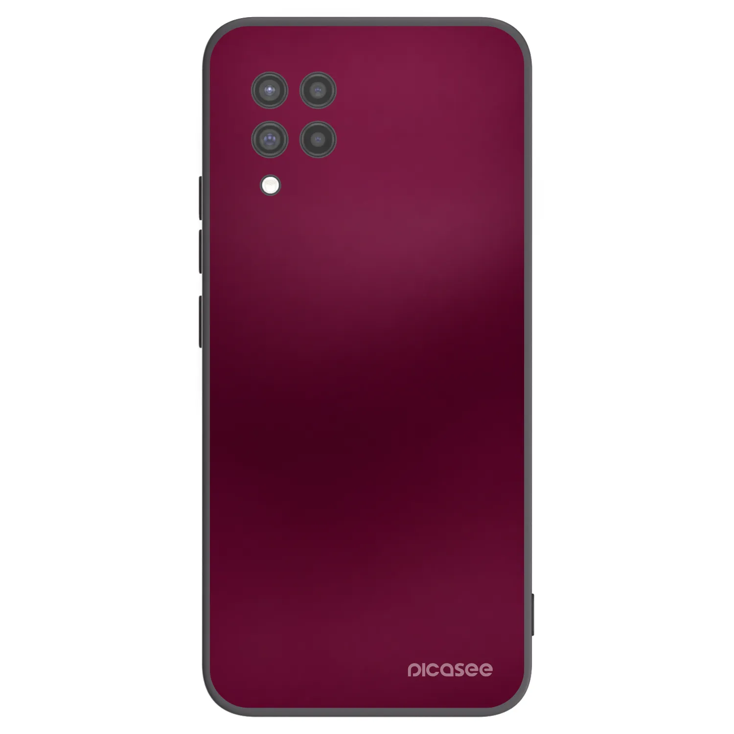 Picasee silikonowe czarne etui na Samsung Galaxy A42 A426B - Velvet Bordeaux