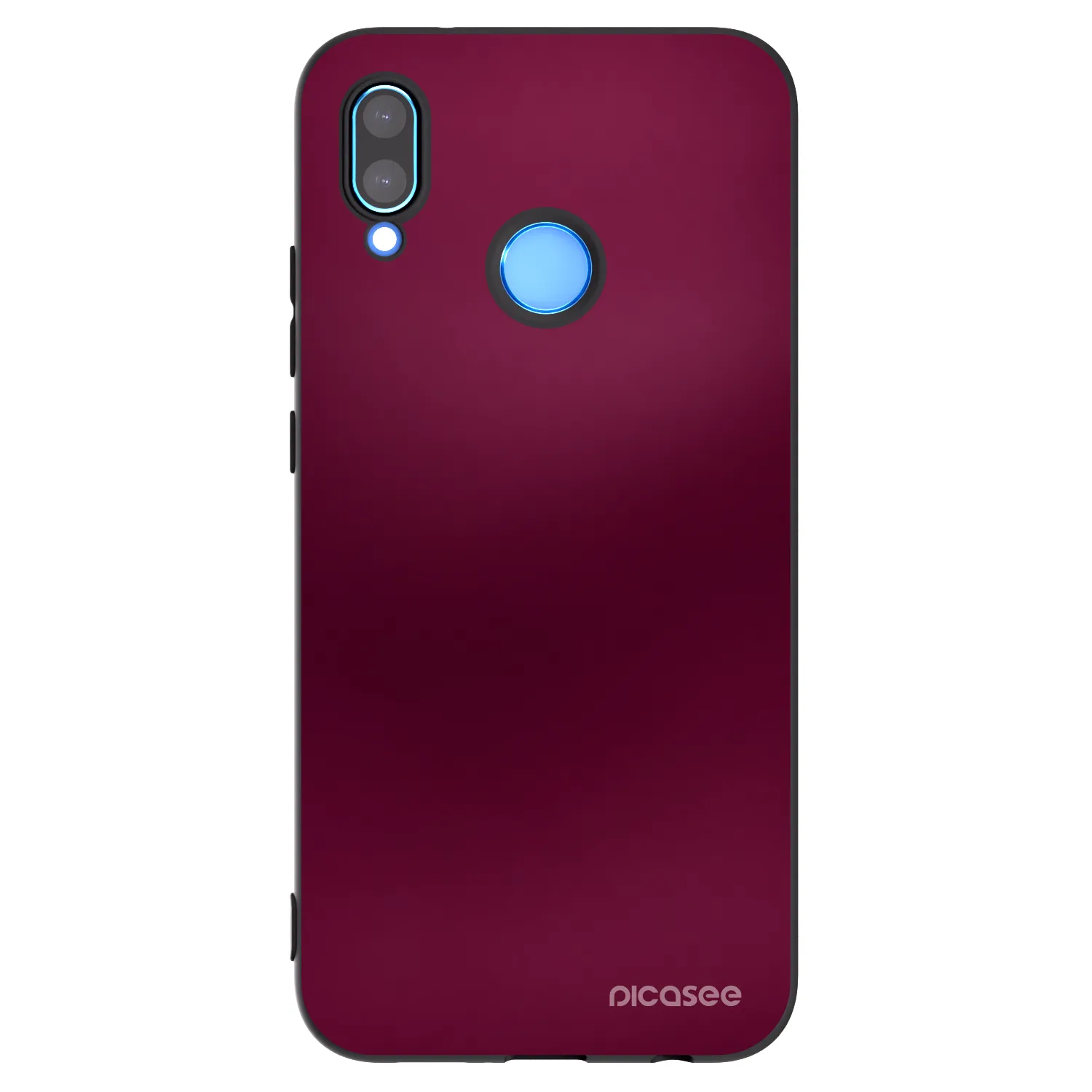 Picasee silikonowe czarne etui na Huawei P20 Lite - Velvet Bordeaux