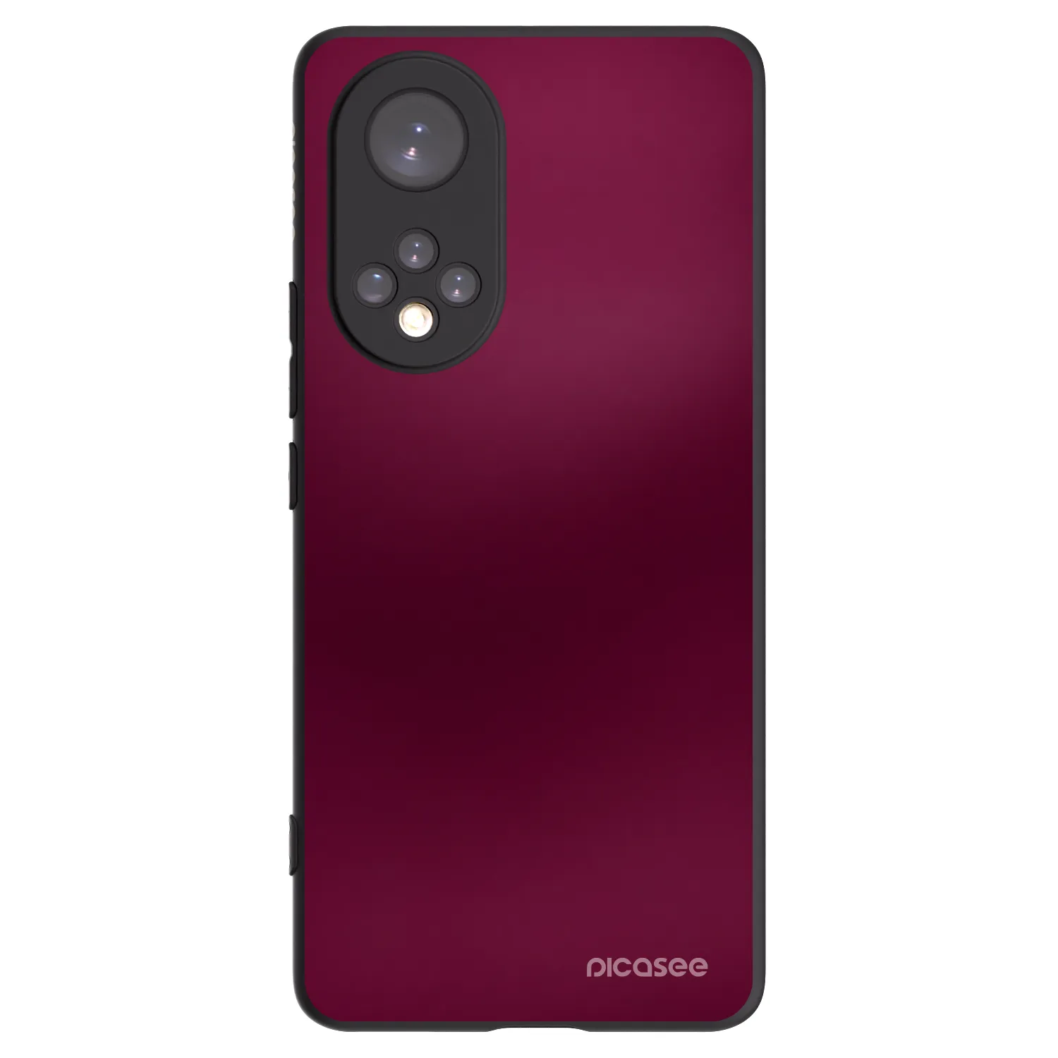 Picasee silikonowe czarne etui na Huawei Nova 9 - Velvet Bordeaux