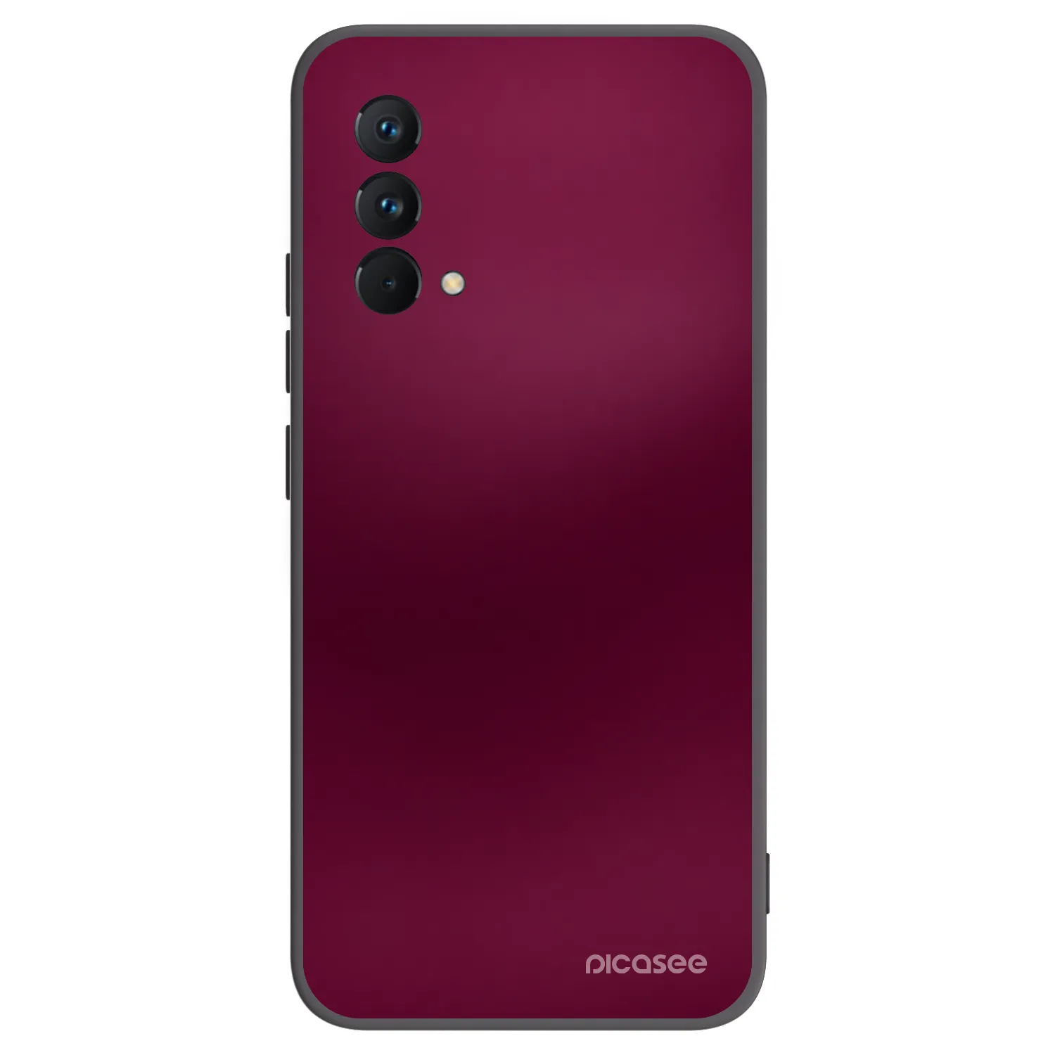 Picasee silikonowe czarne etui na Realme GT Master Edition 5G - Velvet Bordeaux