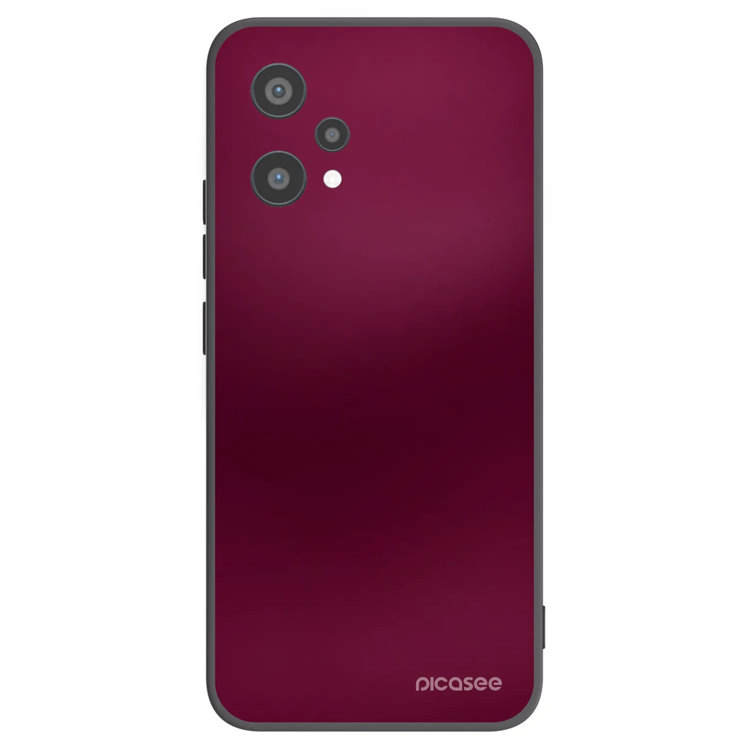 Picasee silikonowe czarne etui na Realme 9 Pro 5G - Velvet Bordeaux
