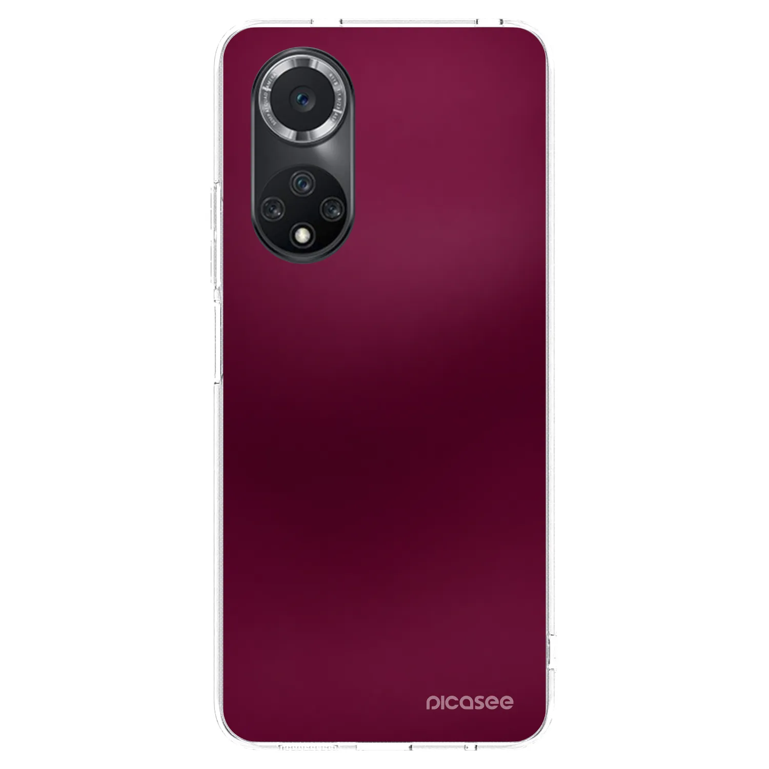 Picasee silikonowe przeźroczyste etui na Huawei Nova 9 SE - Velvet Bordeaux