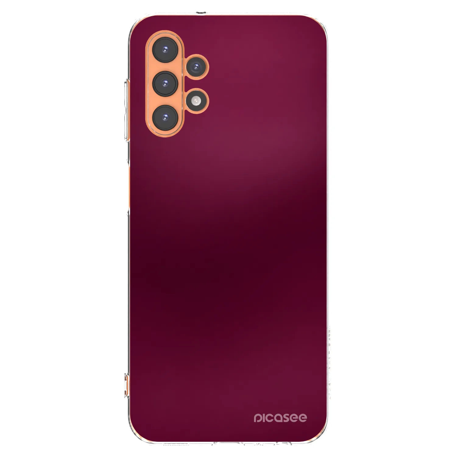 Picasee silikonowe przeźroczyste etui na Samsung Galaxy A13 4G A135 - Velvet Bordeaux