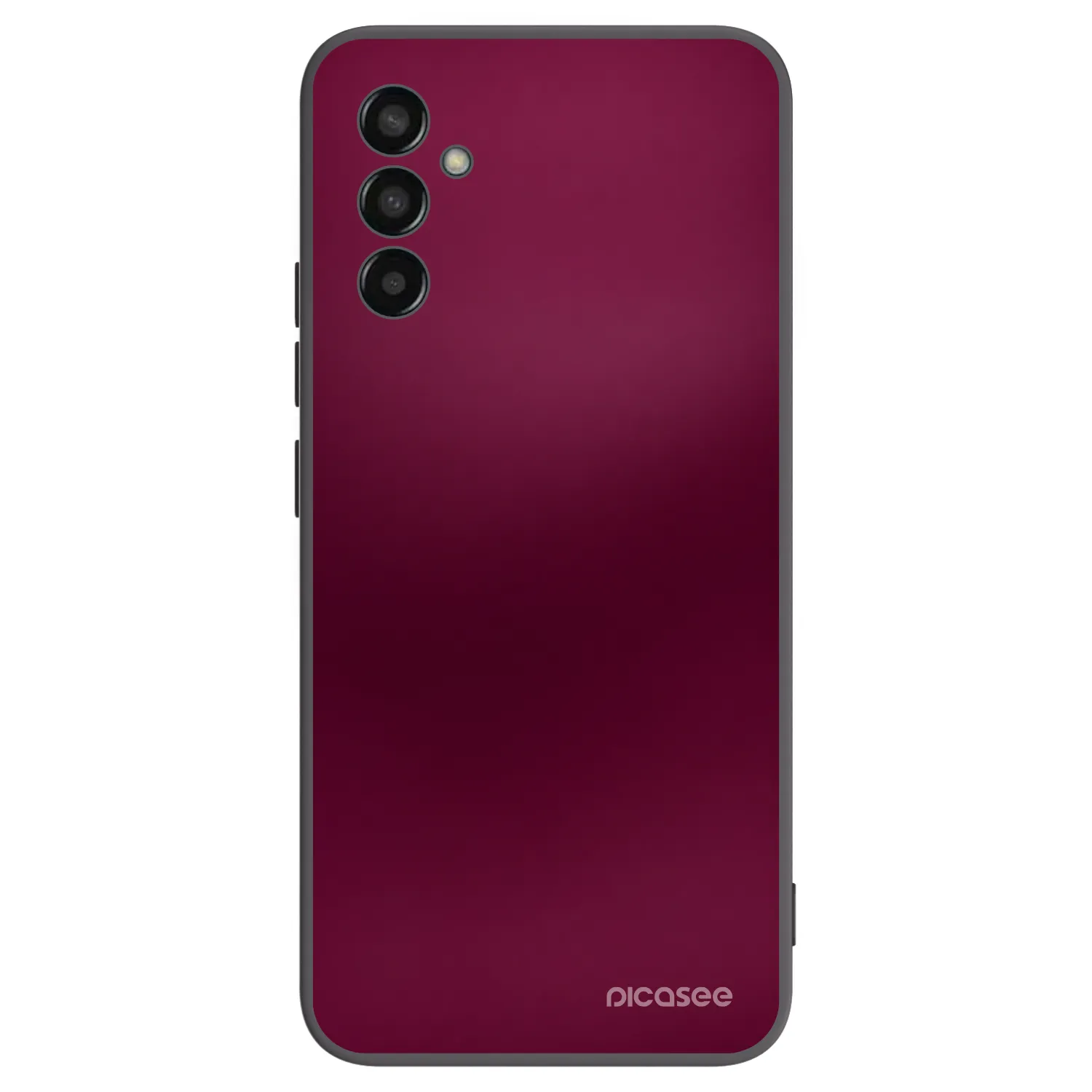 Picasee silikonowe czarne etui na Samsung Galaxy M13 M135F - Velvet Bordeaux