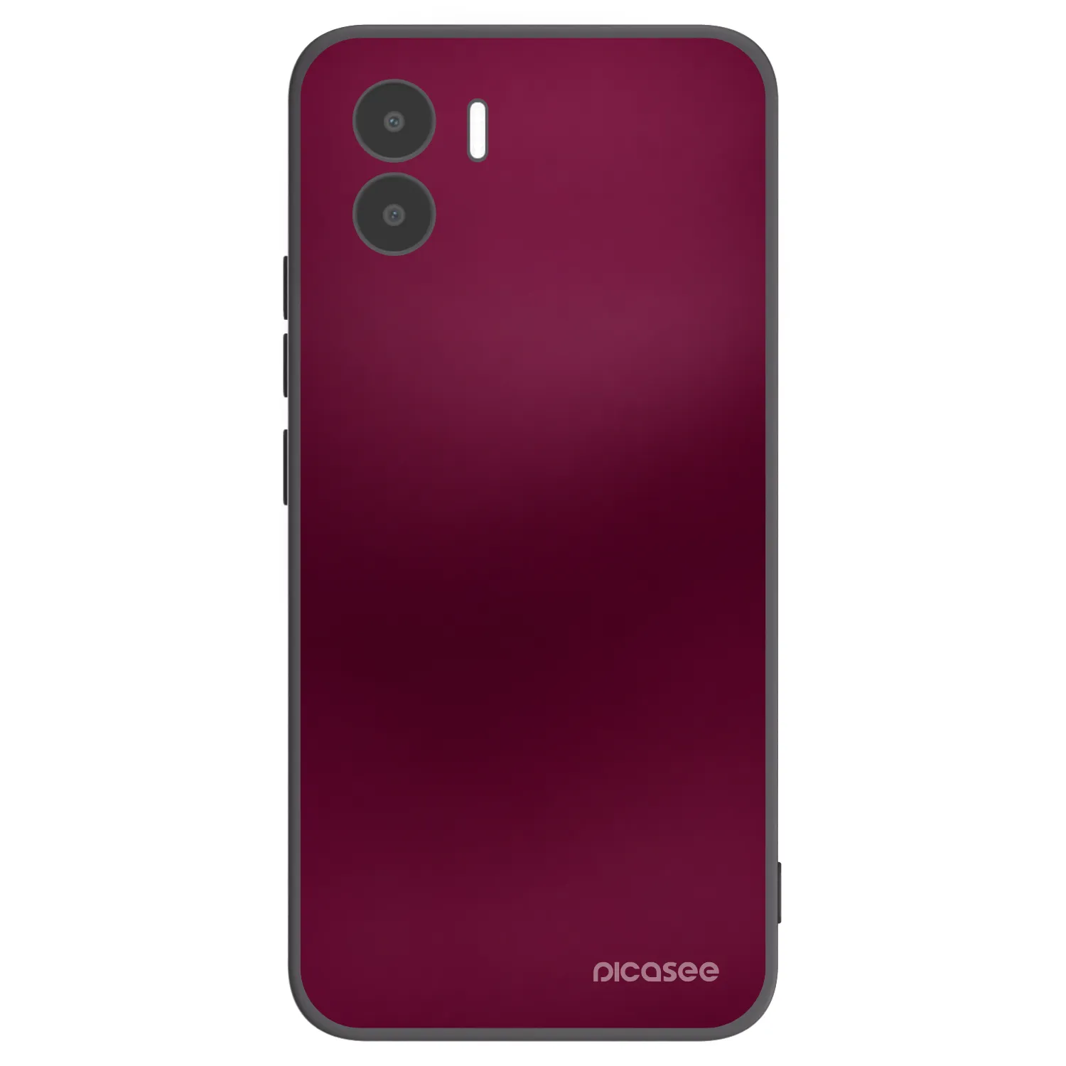 Picasee silikonowe czarne etui na Xiaomi Redmi A1 - Velvet Bordeaux