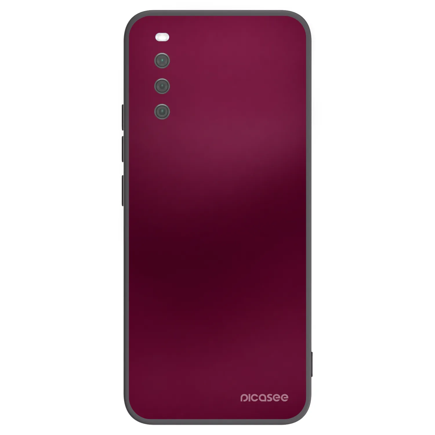 Picasee silikonowe czarne etui na Sony Xperia 10 III - Velvet Bordeaux