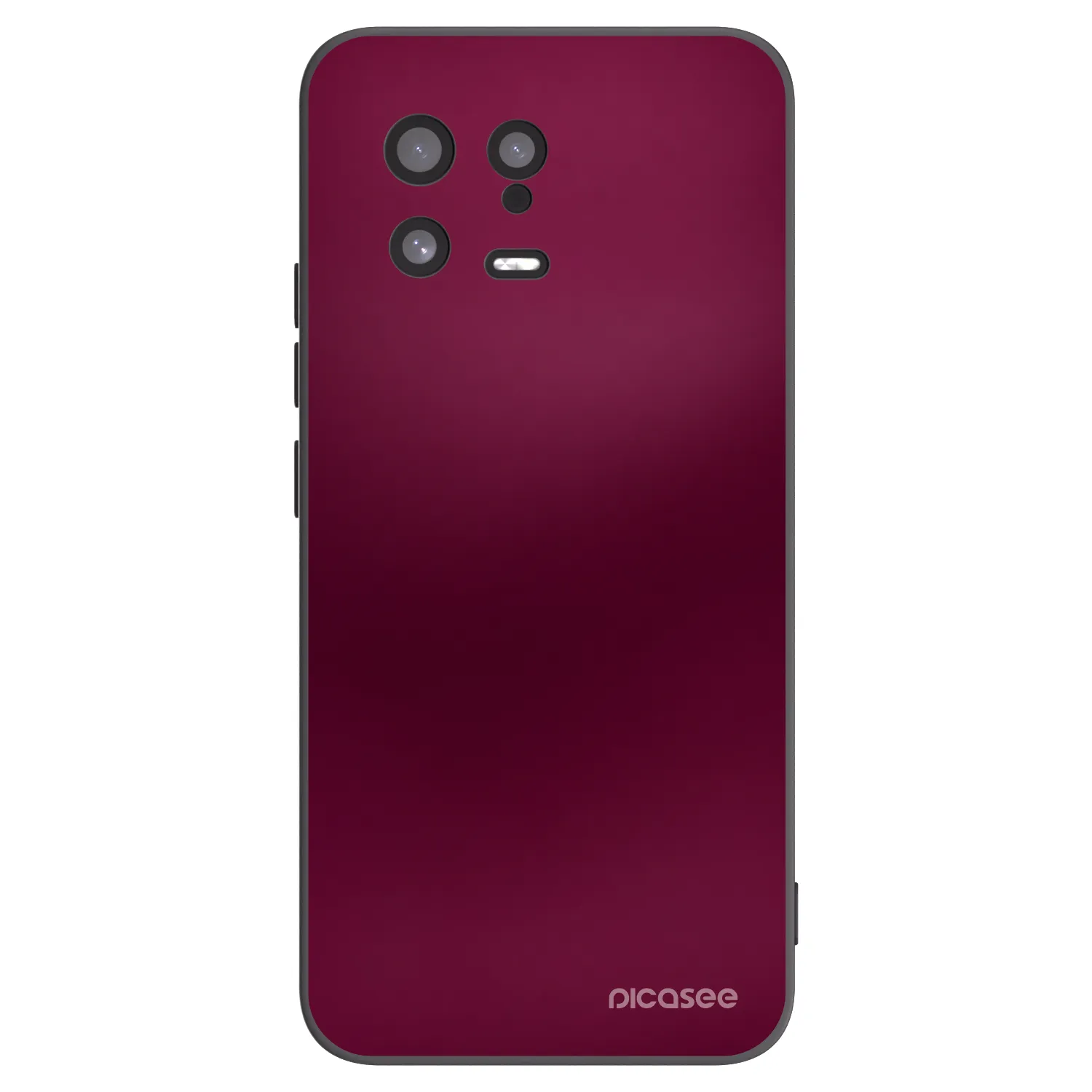 Picasee silikonowe czarne etui na Xiaomi 13 - Velvet Bordeaux