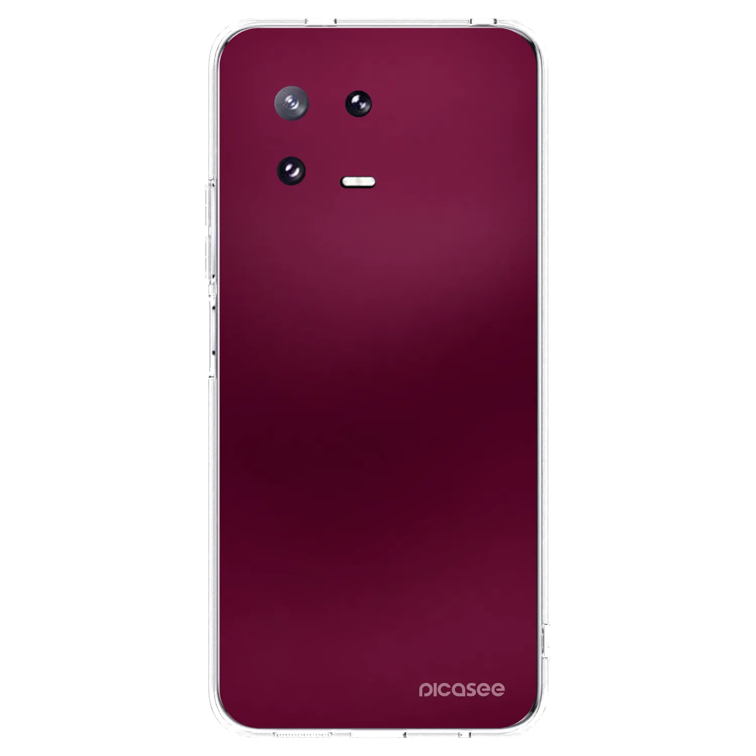 Picasee silikonowe przeźroczyste etui na Xiaomi 13 Pro - Velvet Bordeaux