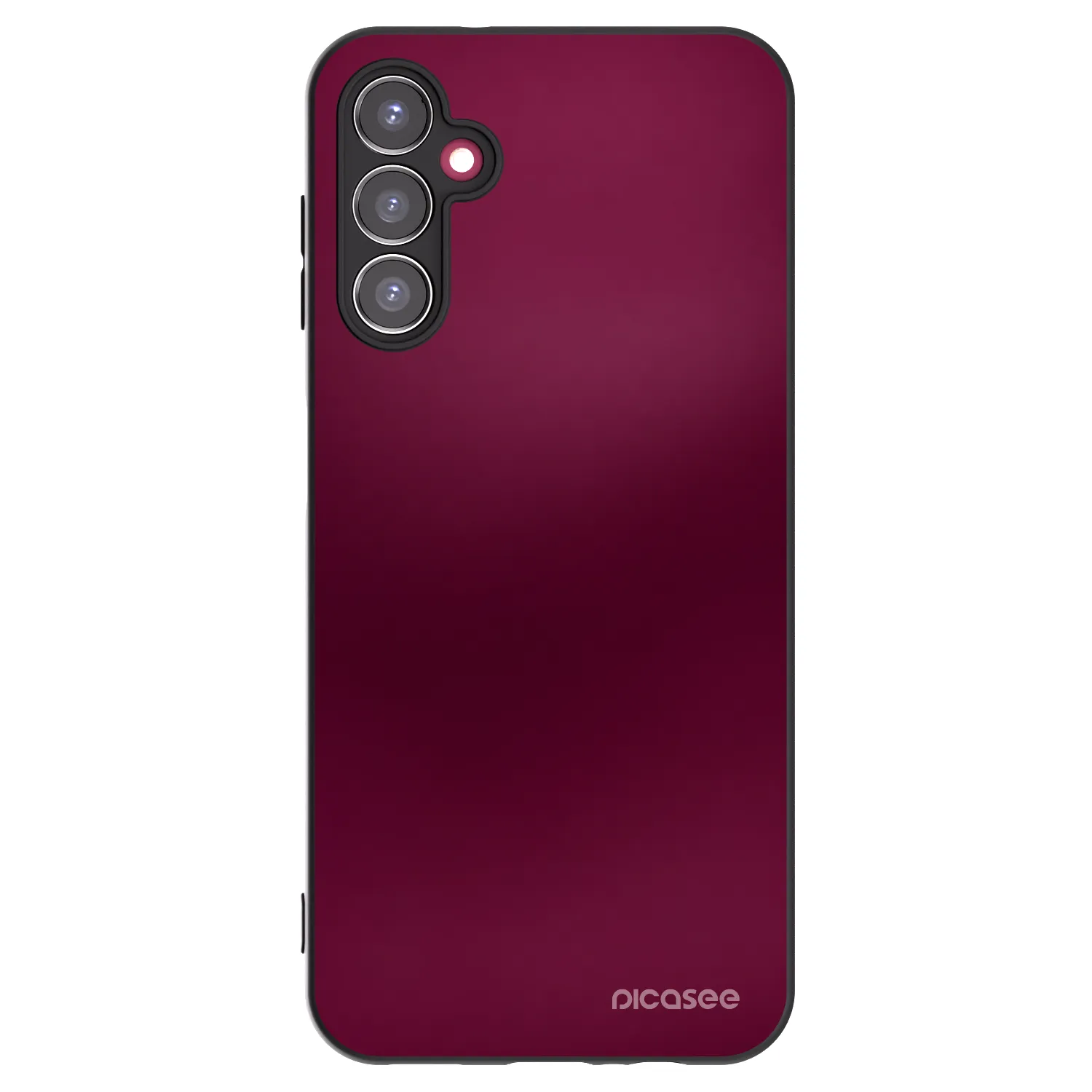 Picasee silikonowe czarne etui na Samsung Galaxy A14 4G A145R - Velvet Bordeaux