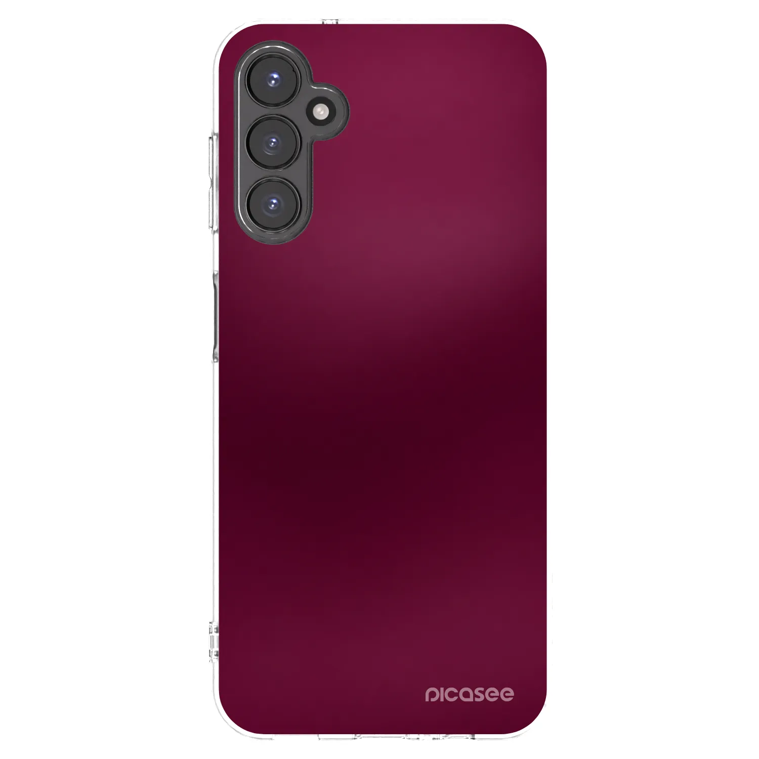 Picasee silikonowe przeźroczyste etui na Samsung Galaxy A14 5G A146P - Velvet Bordeaux