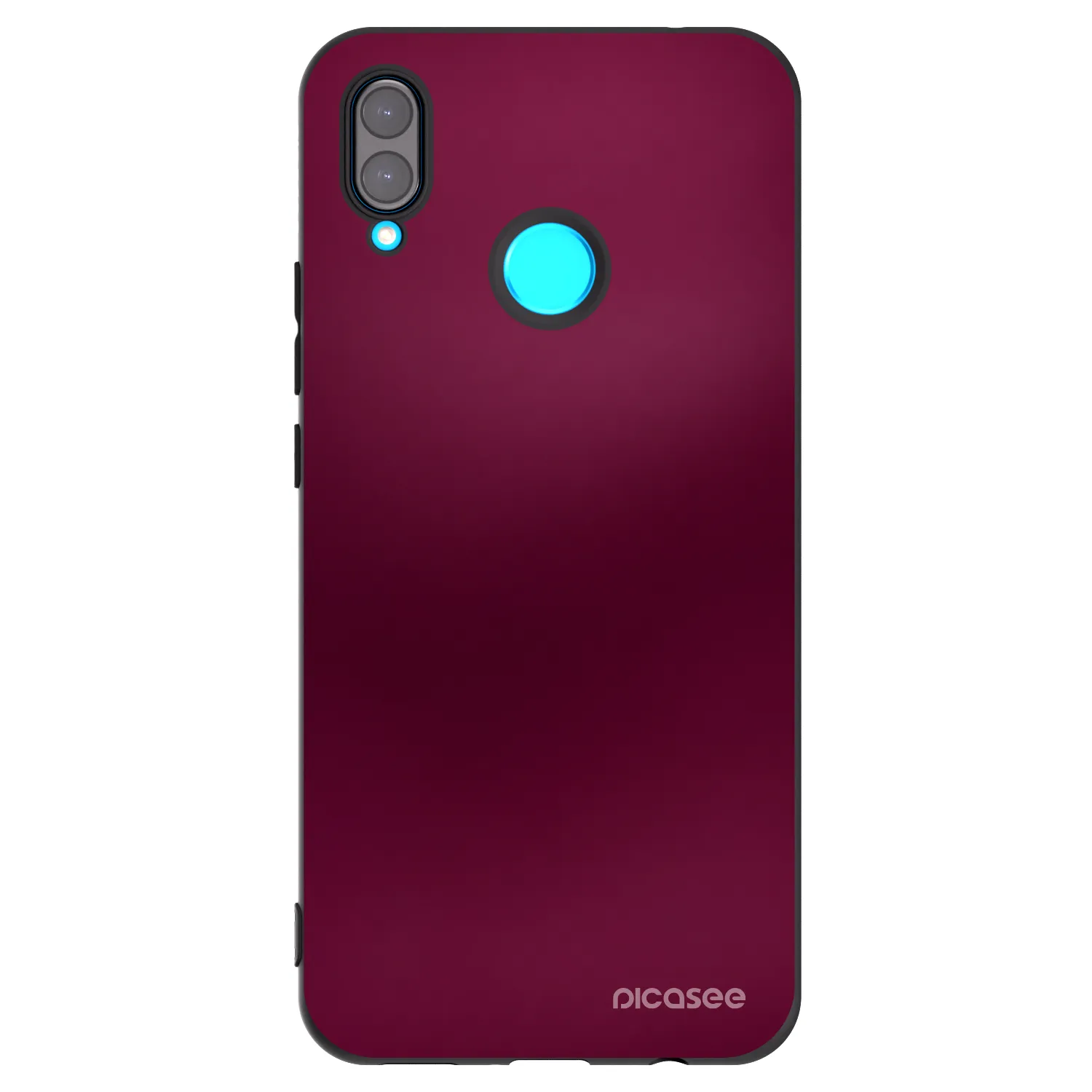 Picasee silikonowe czarne etui na Huawei Nova 3 - Velvet Bordeaux