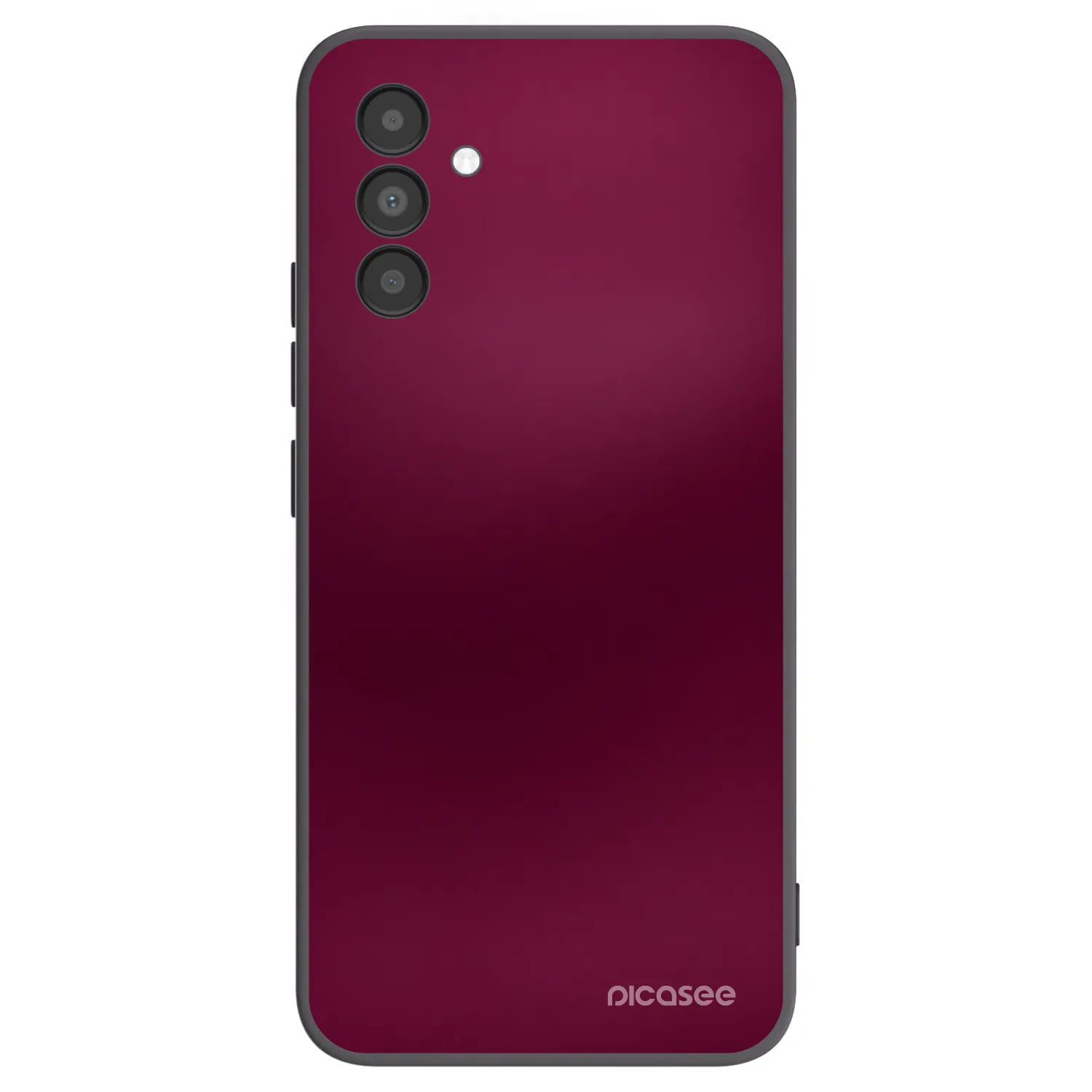 Picasee silikonowe czarne etui na Samsung Galaxy A04s A047F - Velvet Bordeaux