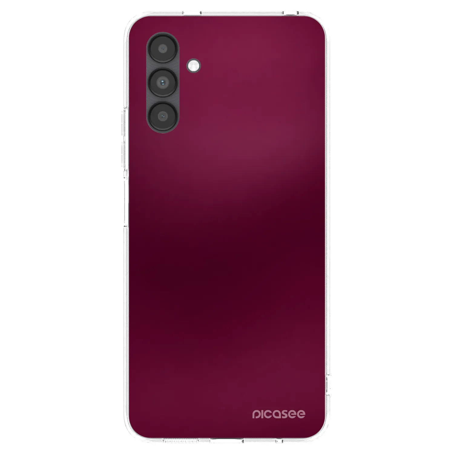 Picasee silikonowe przeźroczyste etui na Samsung Galaxy A04s A047F - Velvet Bordeaux