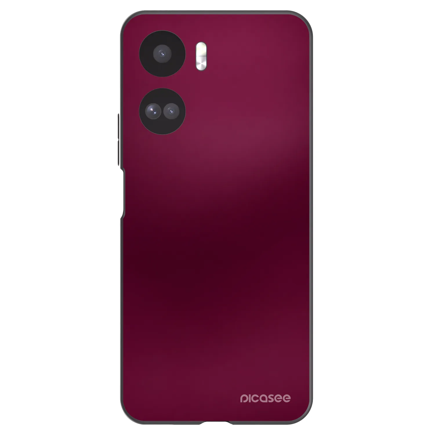 Picasee silikonowe czarne etui na Honor 90 Lite 5G - Velvet Bordeaux