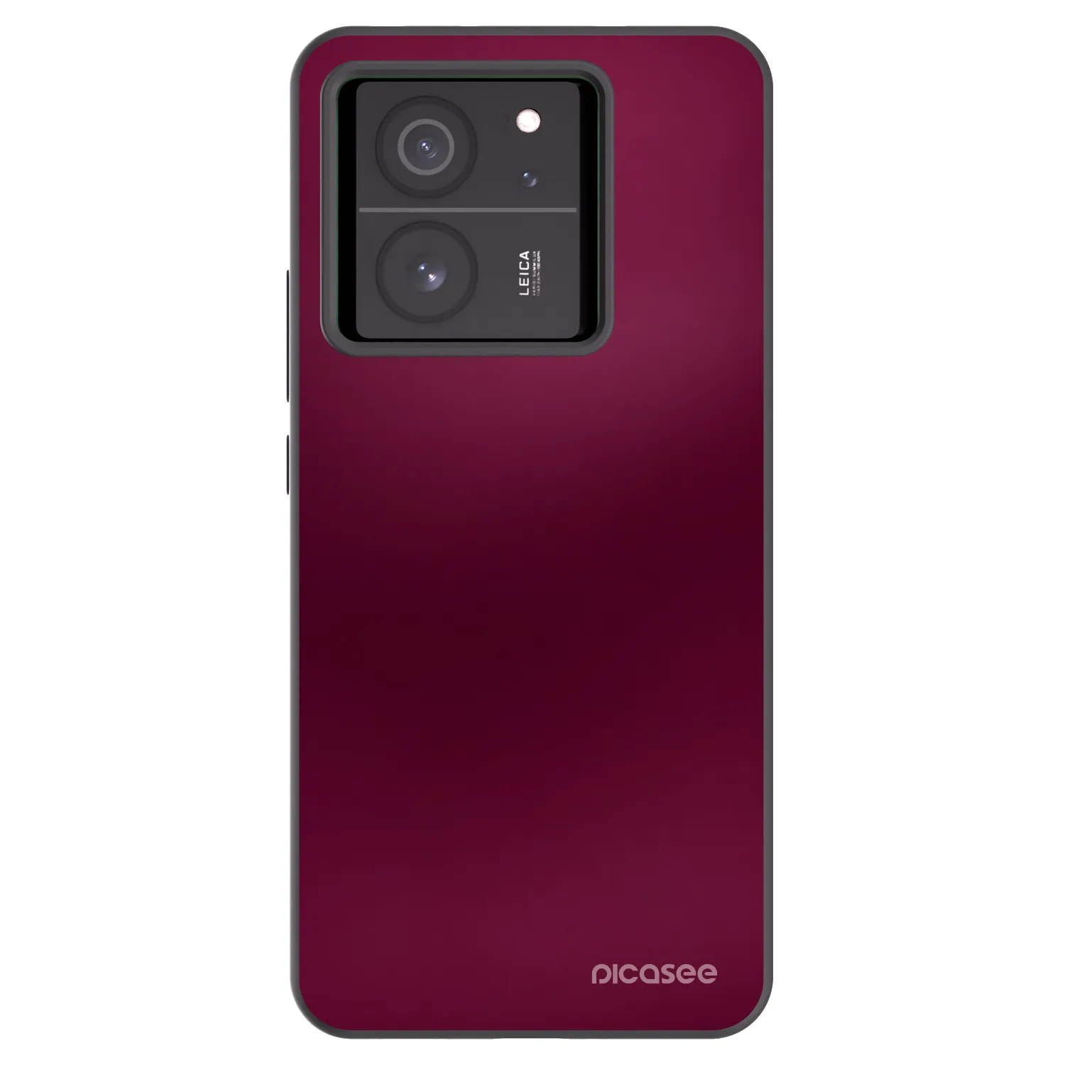 Picasee silikonowe czarne etui na Xiaomi 13T Pro - Velvet Bordeaux