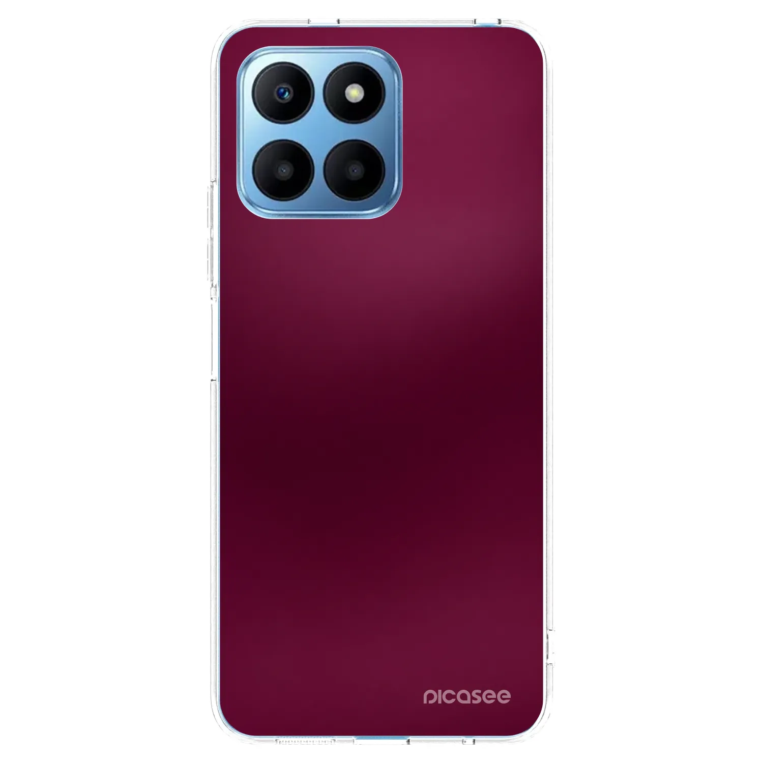 Picasee silikonowe przeźroczyste etui na Honor 70 Lite - Velvet Bordeaux