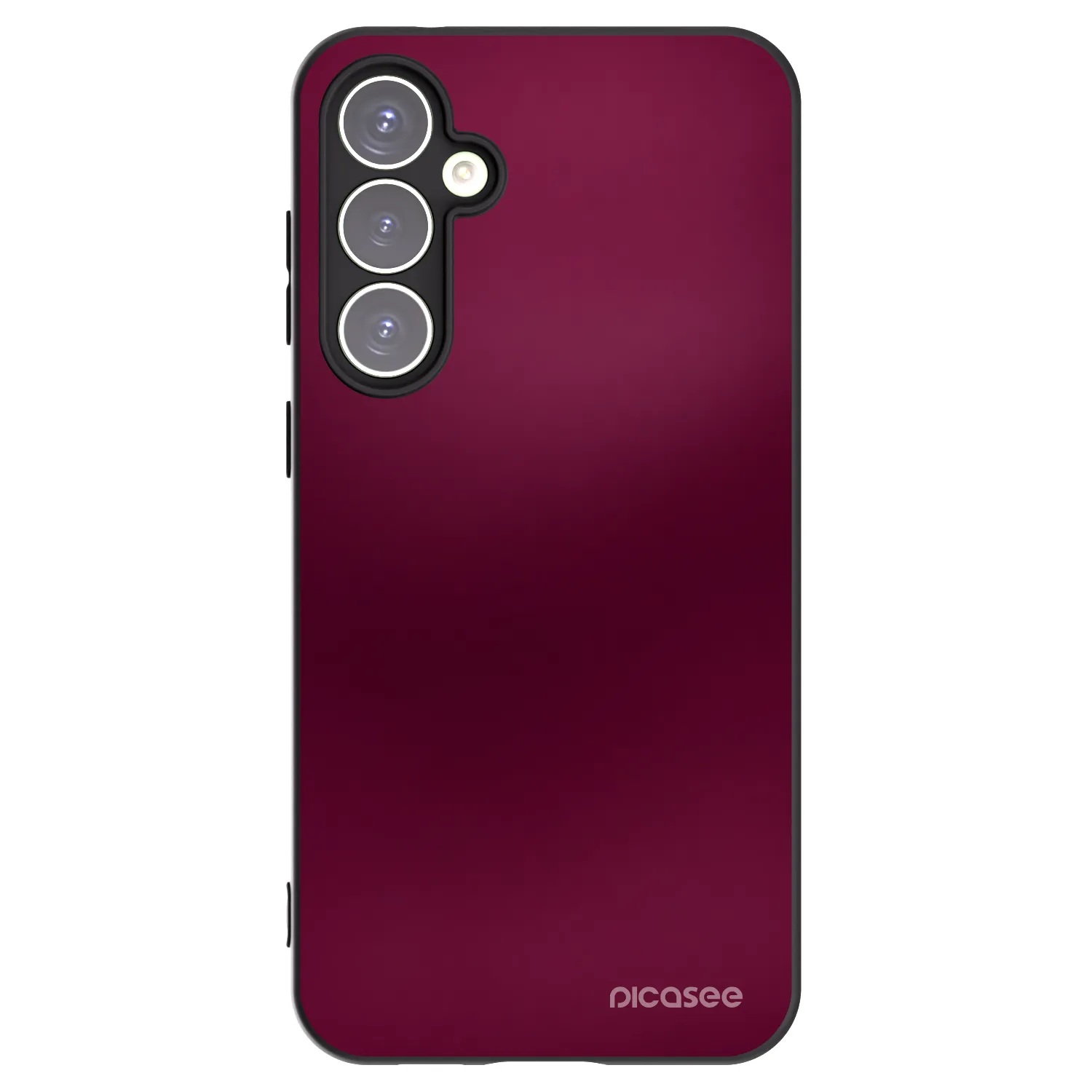 Picasee silikonowe czarne etui na Samsung Galaxy S23 FE S711B - Velvet Bordeaux
