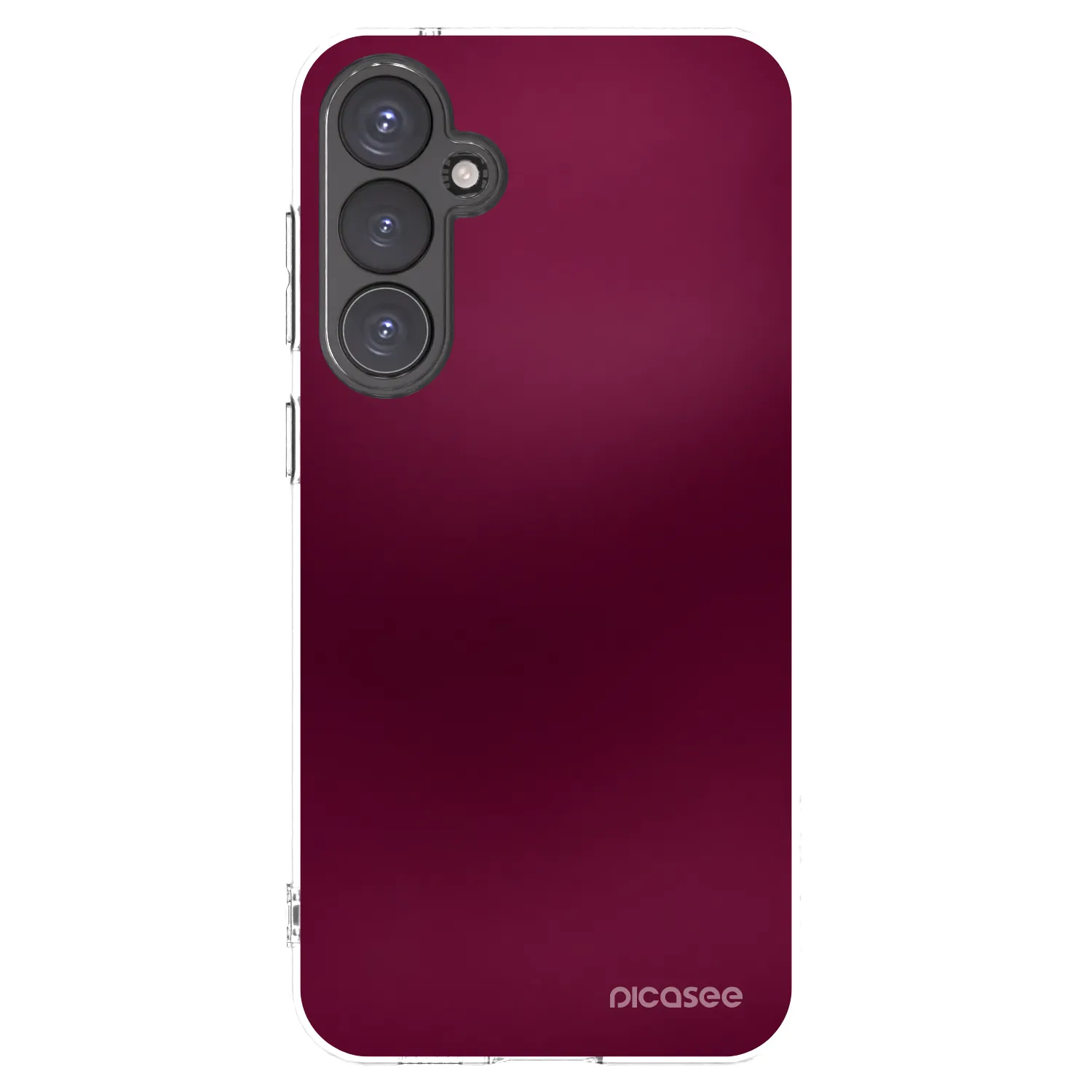 Picasee silikonowe przeźroczyste etui na Samsung Galaxy S23 FE S711B - Velvet Bordeaux