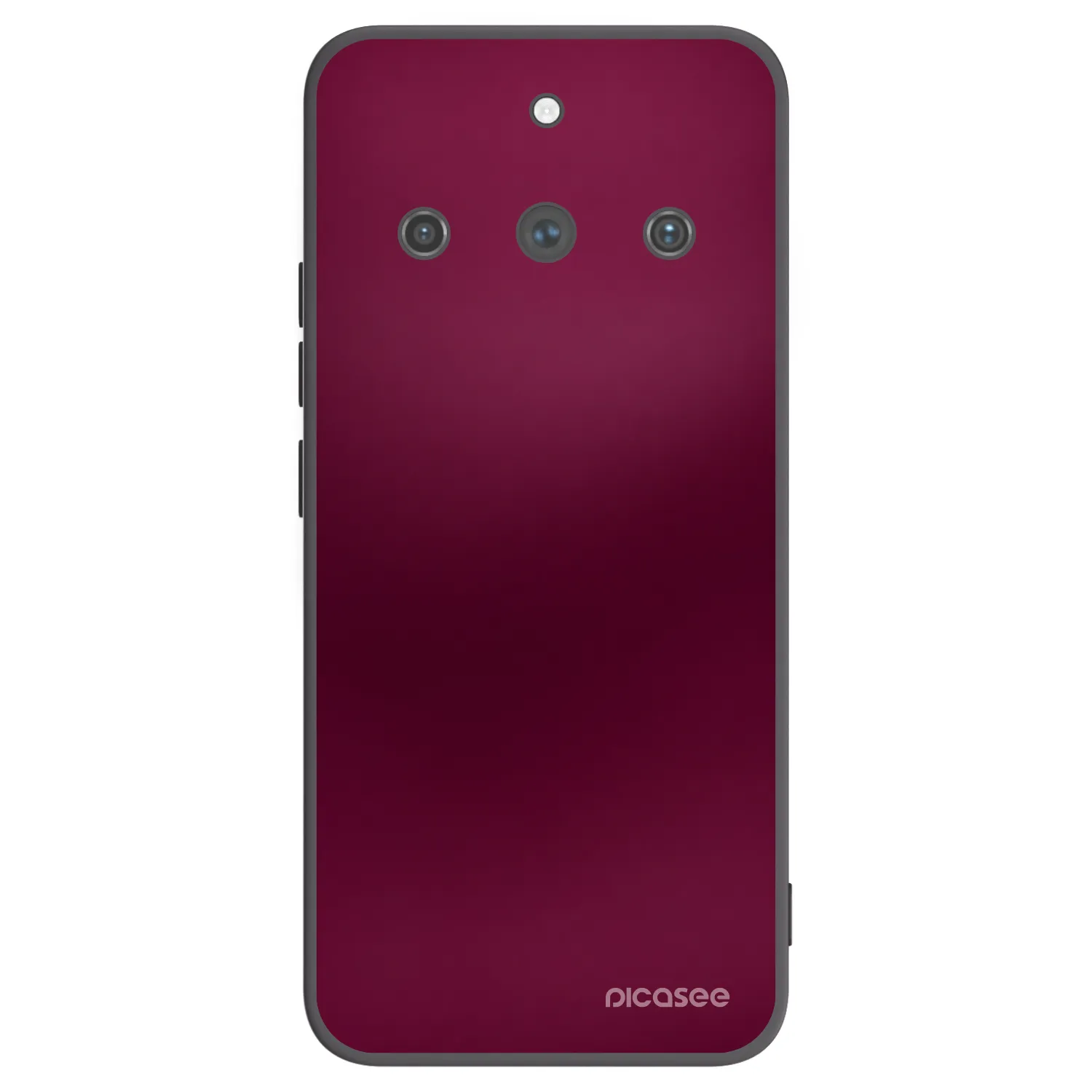Picasee silikonowe czarne etui na Realme 11 Pro+ - Velvet Bordeaux