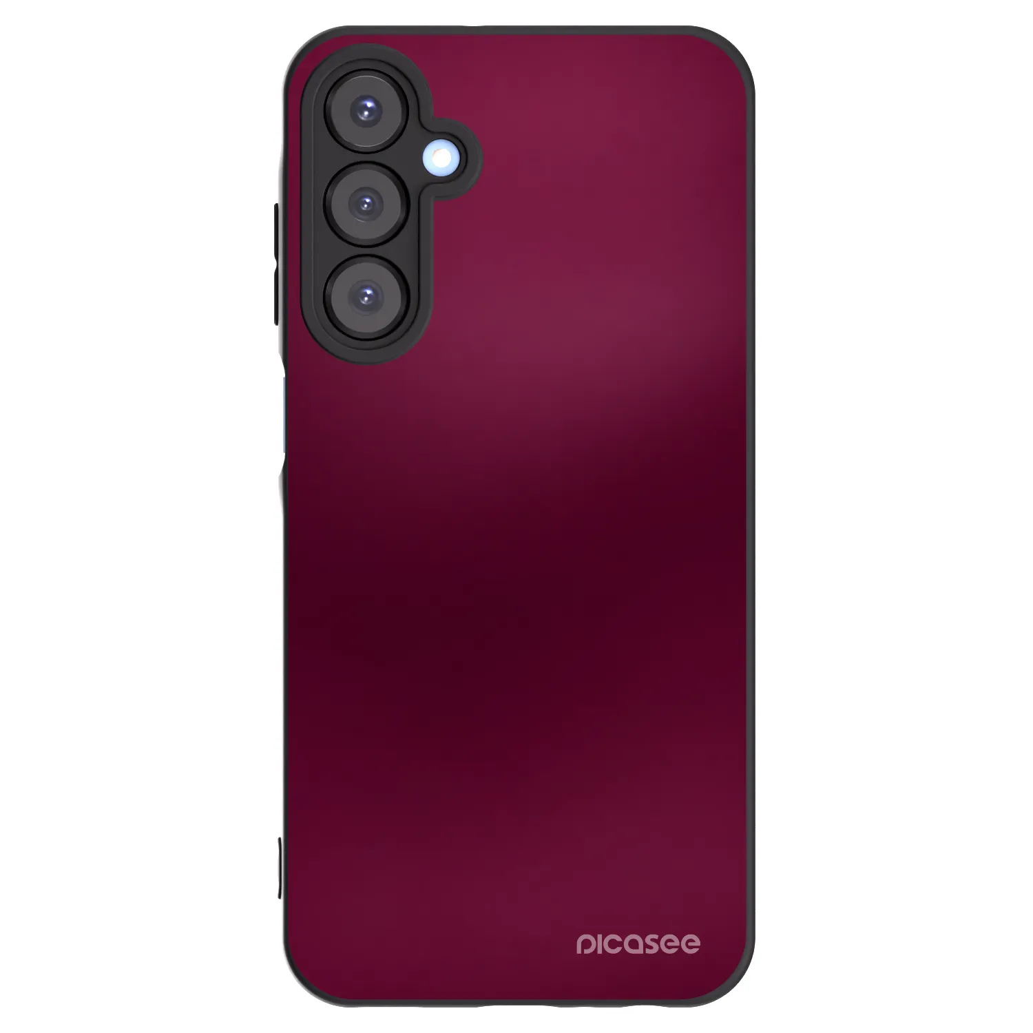 Picasee silikonowe czarne etui na Samsung Galaxy A25 A256B 5G - Velvet Bordeaux