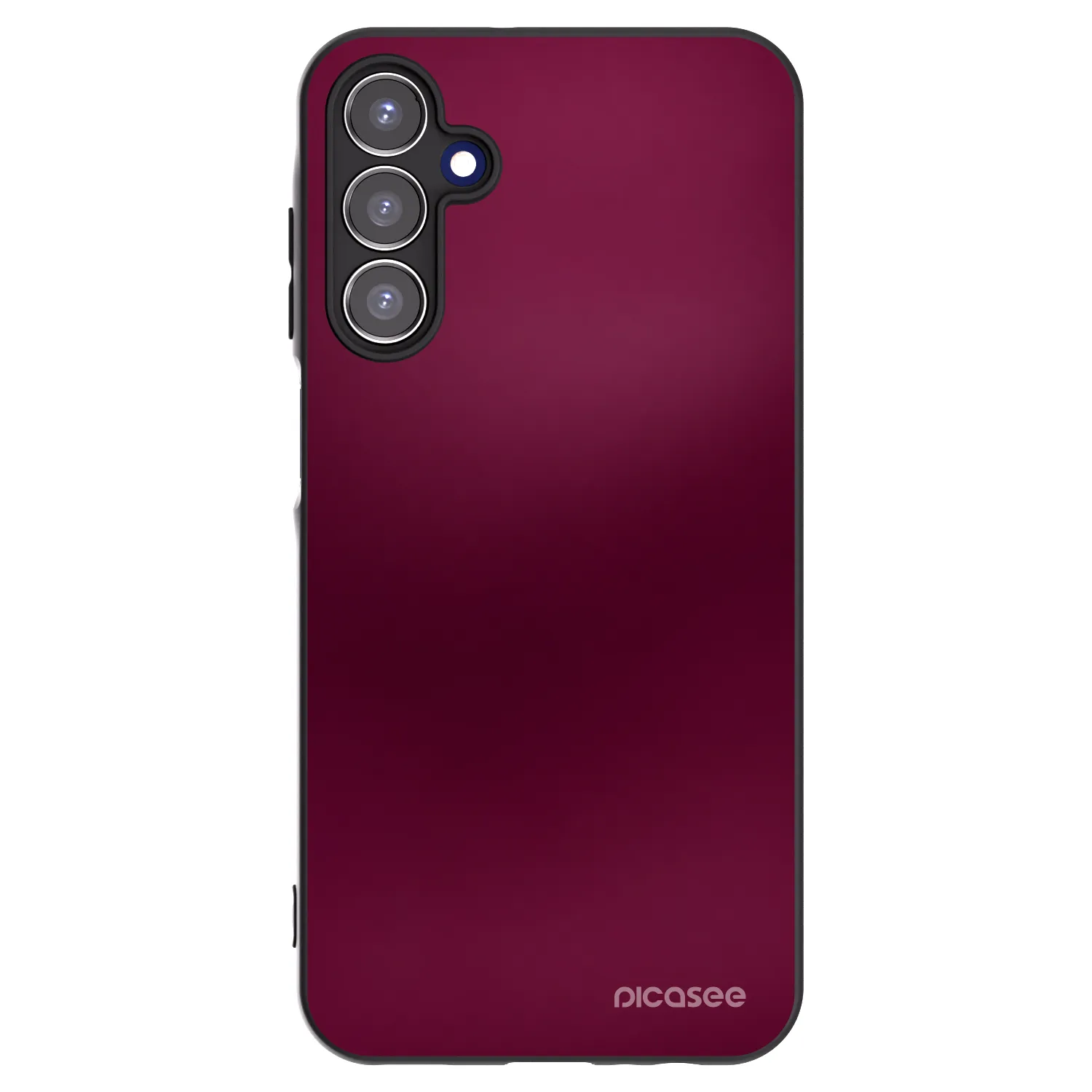 Picasee silikonowe czarne etui na Samsung Galaxy A15 A156B 5G - Velvet Bordeaux