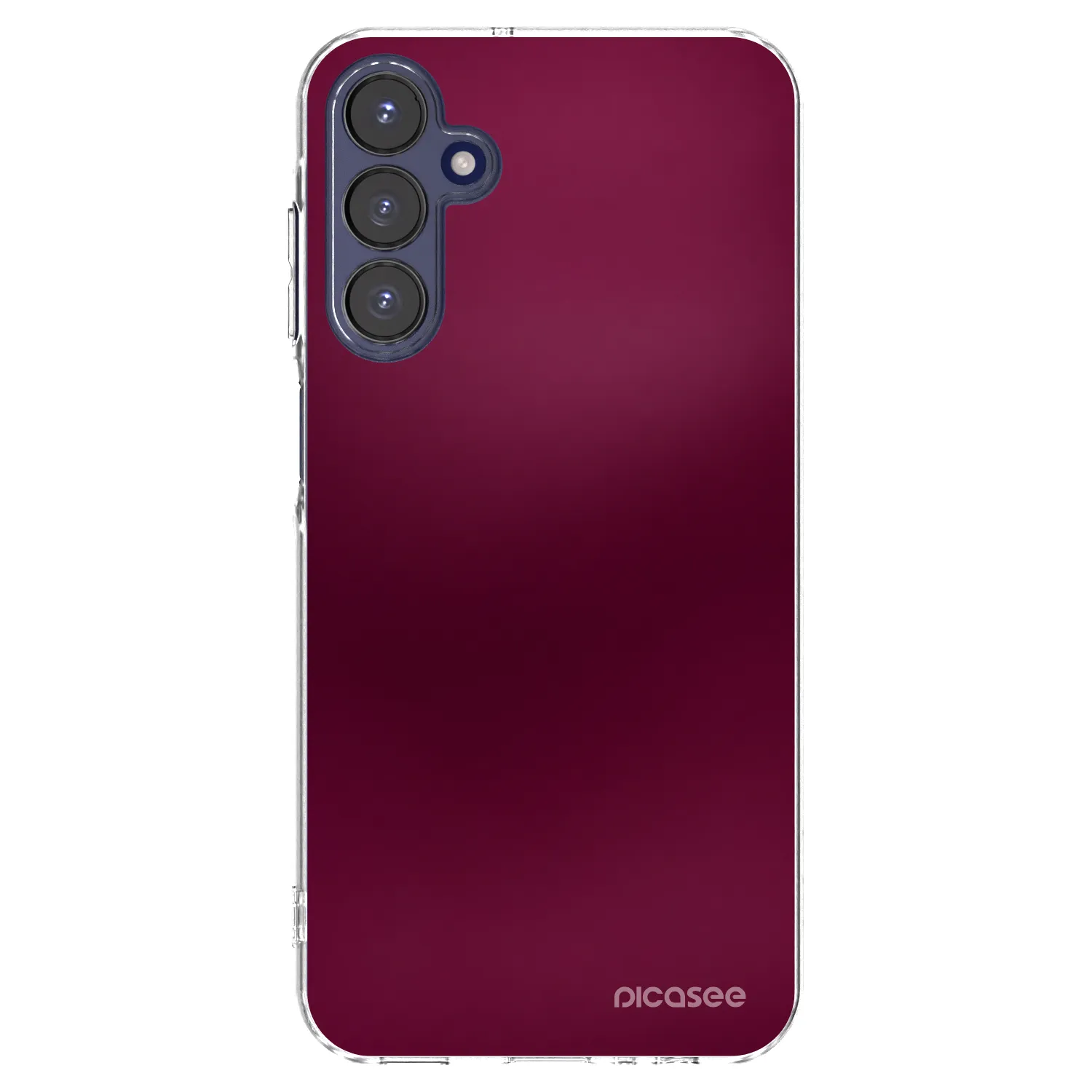 Picasee silikonowe przeźroczyste etui na Samsung Galaxy A15 A155F 4G - Velvet Bordeaux