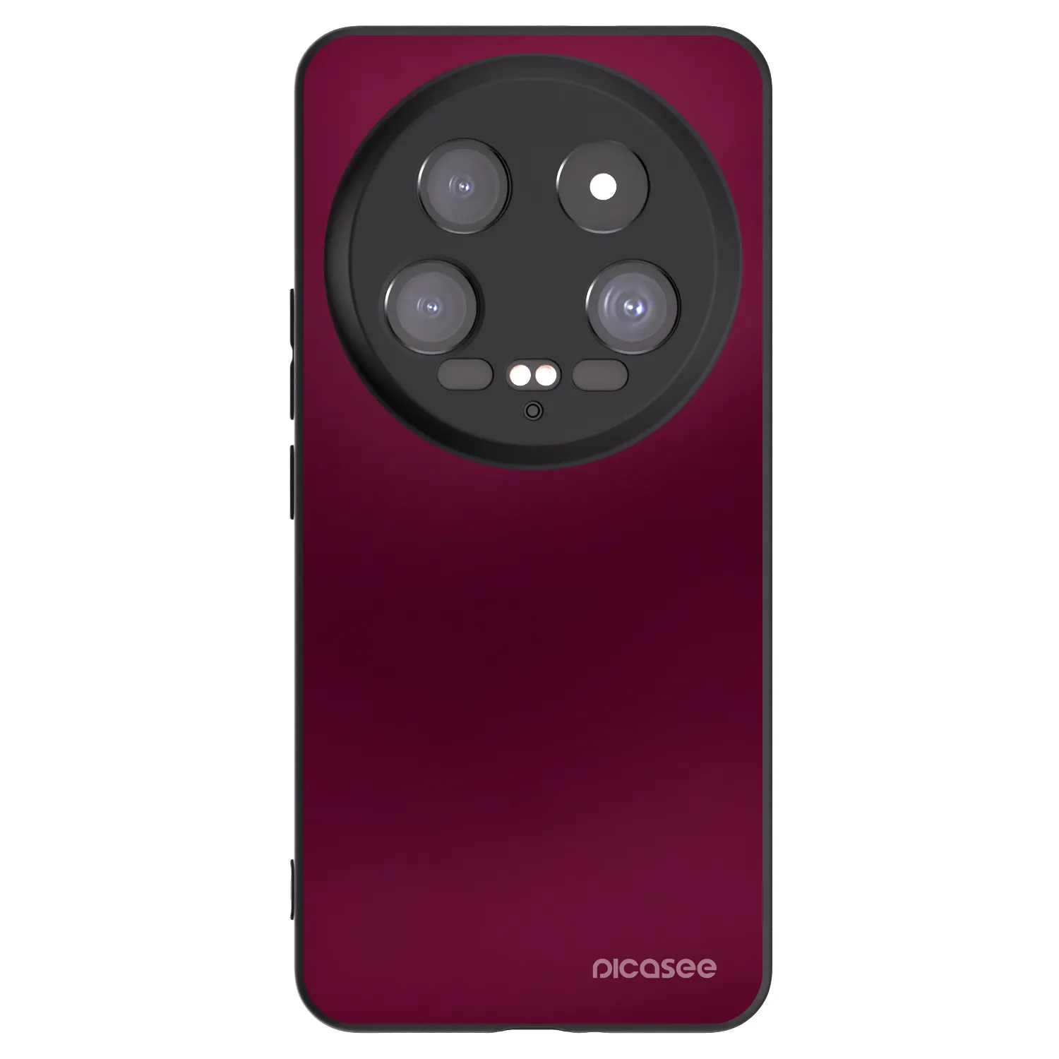 Picasee silikonowe czarne etui na Xiaomi 14 Ultra - Velvet Bordeaux