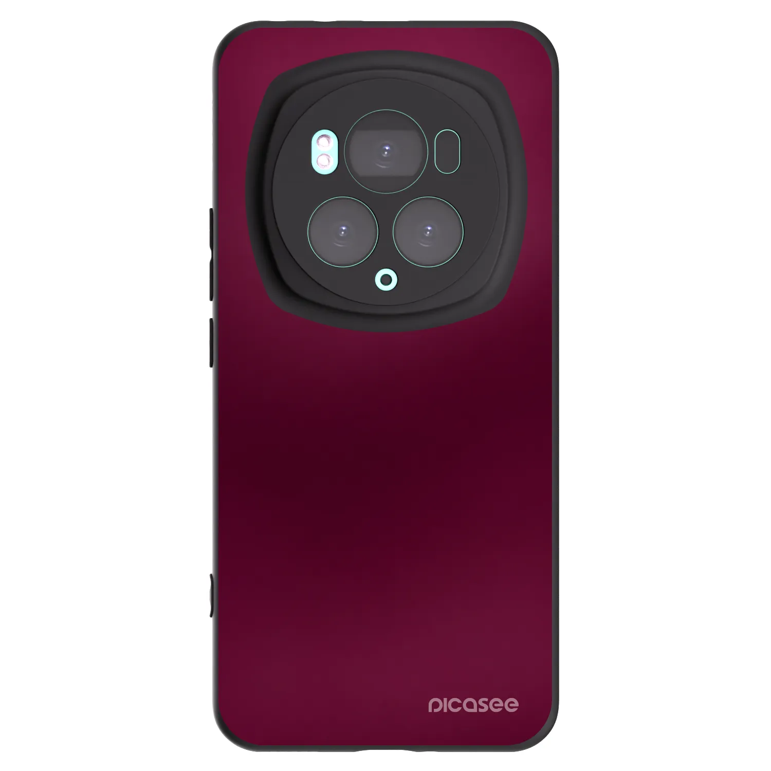 Picasee silikonowe czarne etui na Honor Magic6 Pro - Velvet Bordeaux