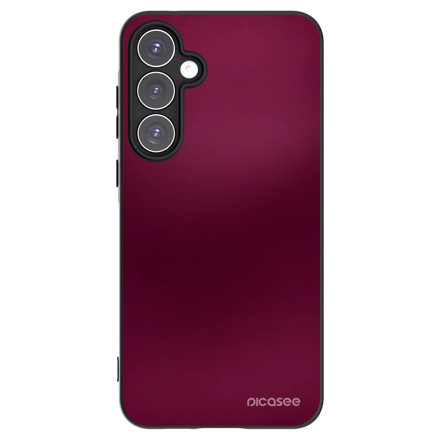 Picasee silikonowe czarne etui na Samsung Galaxy A55 5G A556B - Velvet Bordeaux