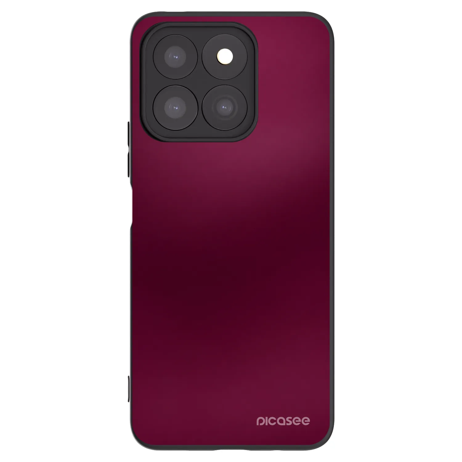 Picasee silikonowe czarne etui na Honor X8b - Velvet Bordeaux