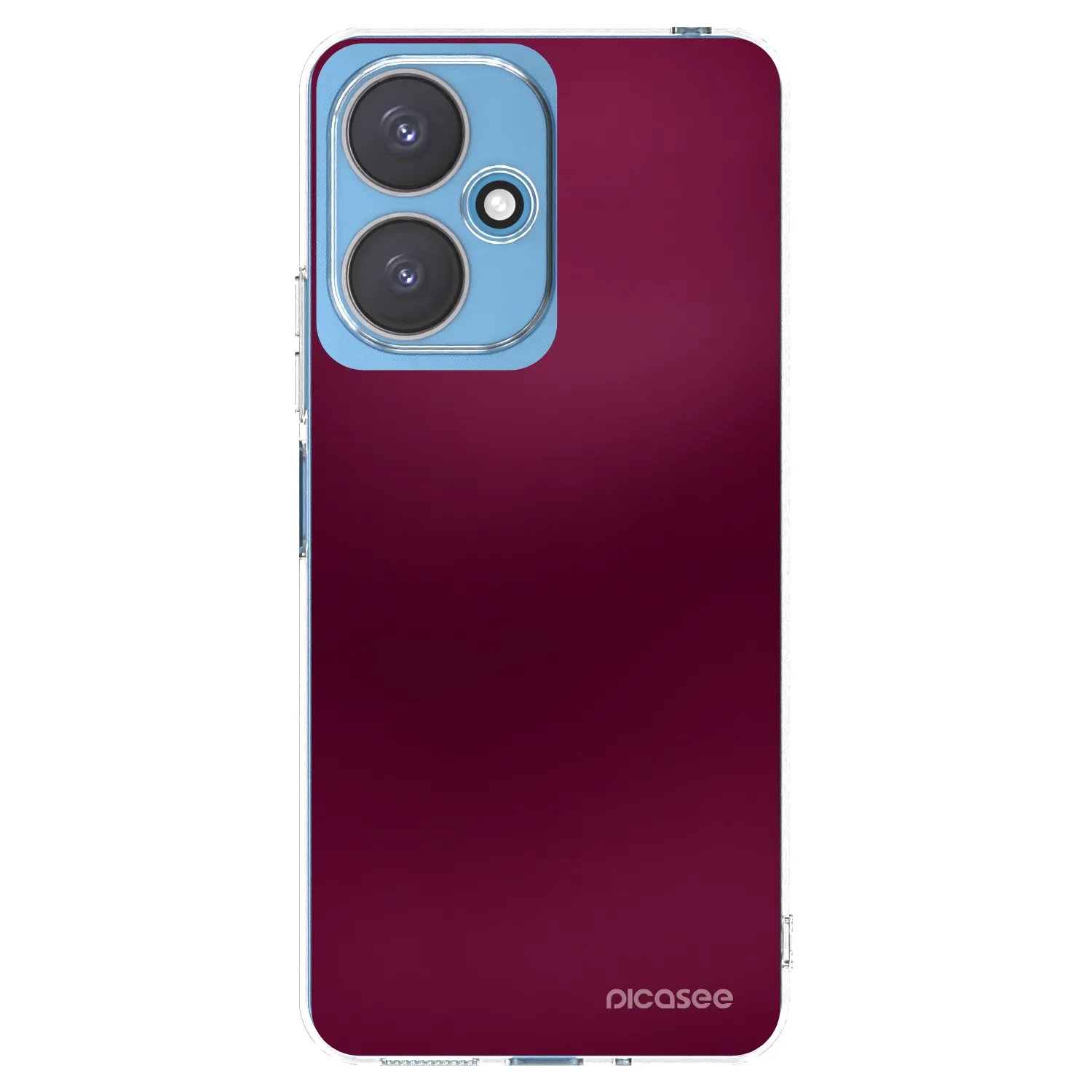 Picasee silikonowe przeźroczyste etui na Xiaomi Redmi 13C 5G - Velvet Bordeaux