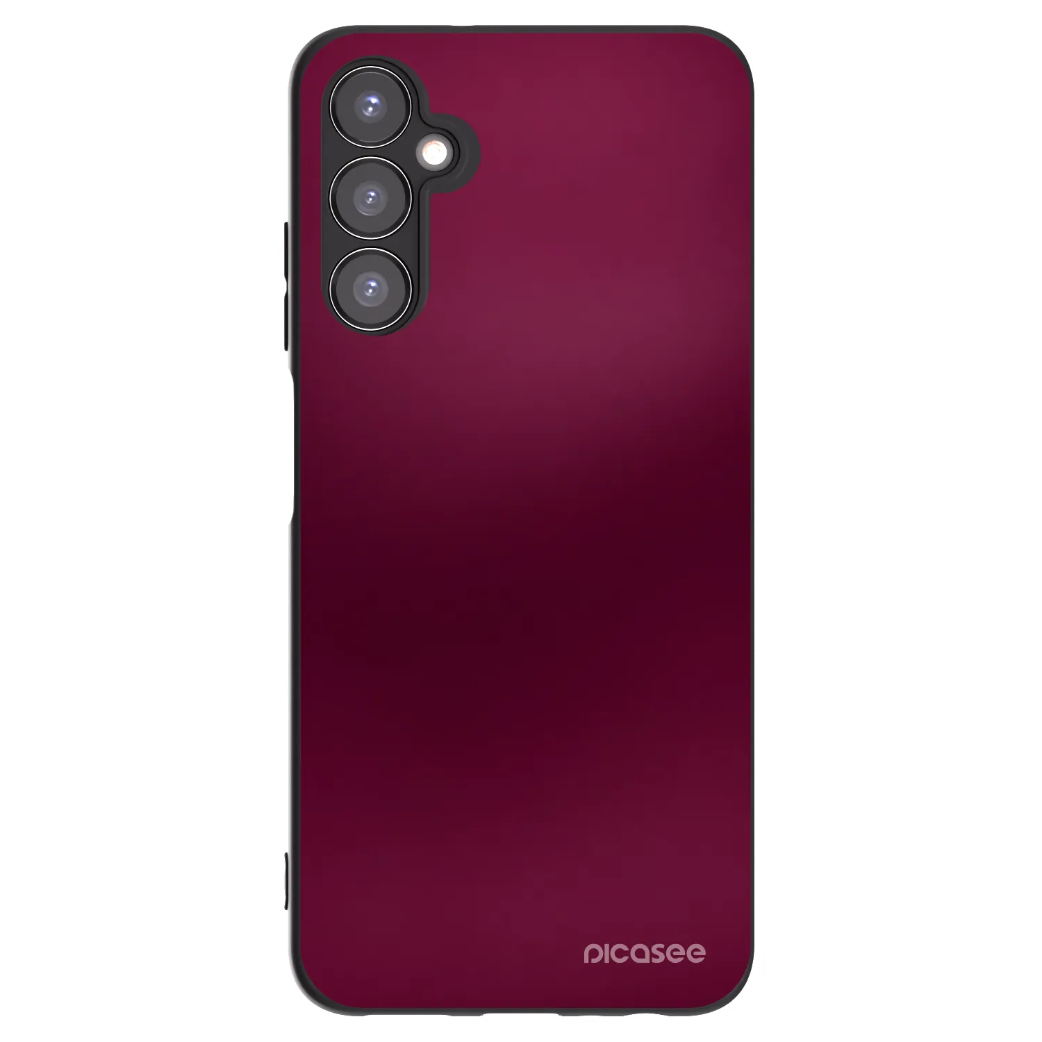 Picasee silikonowe czarne etui na Samsung Galaxy A05s A057G - Velvet Bordeaux