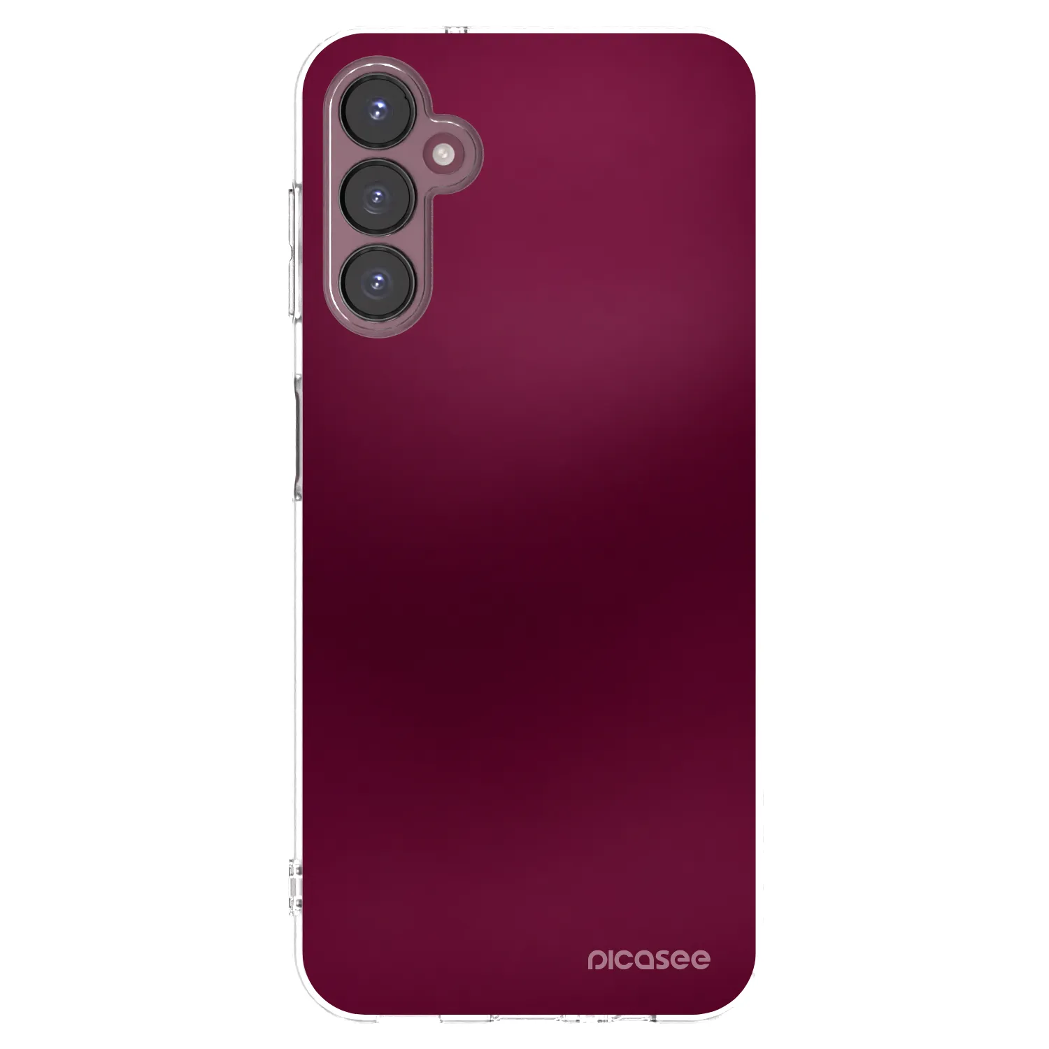 Picasee silikonowe przeźroczyste etui na Samsung Galaxy A05s A057G - Velvet Bordeaux