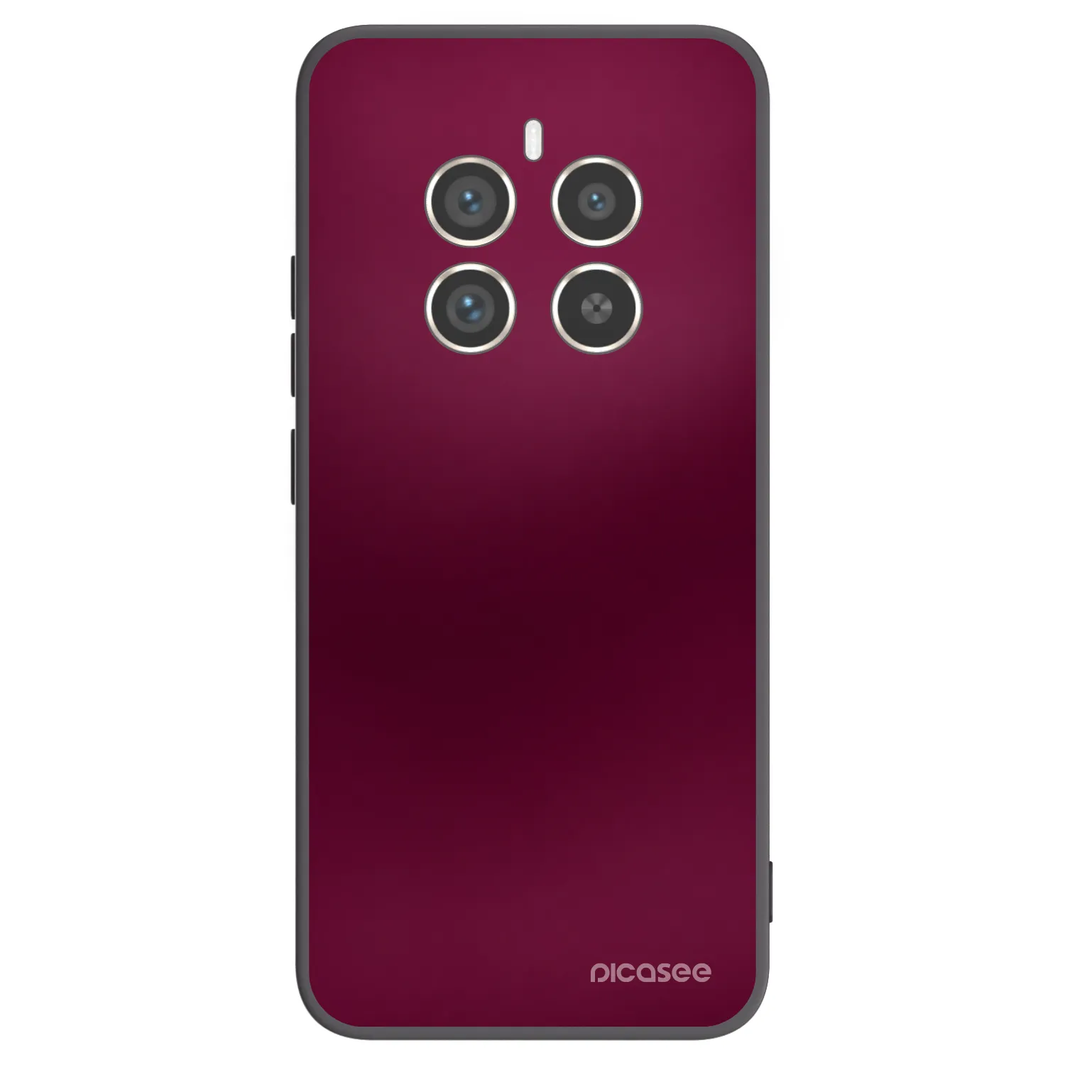 Picasee silikonowe czarne etui na Realme 12 Pro 5G - Velvet Bordeaux