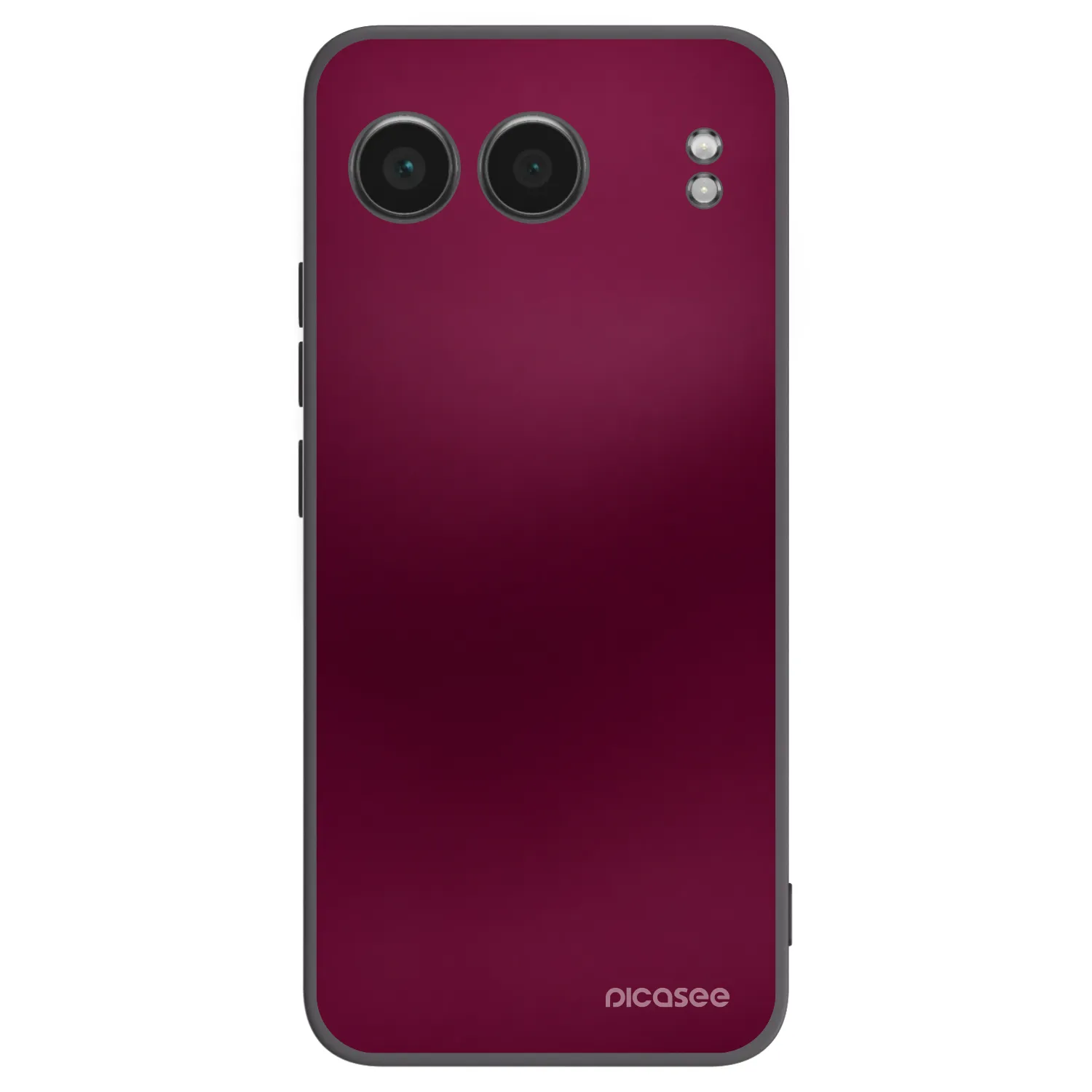 Picasee silikonowe czarne etui na OnePlus Nord 4 - Velvet Bordeaux