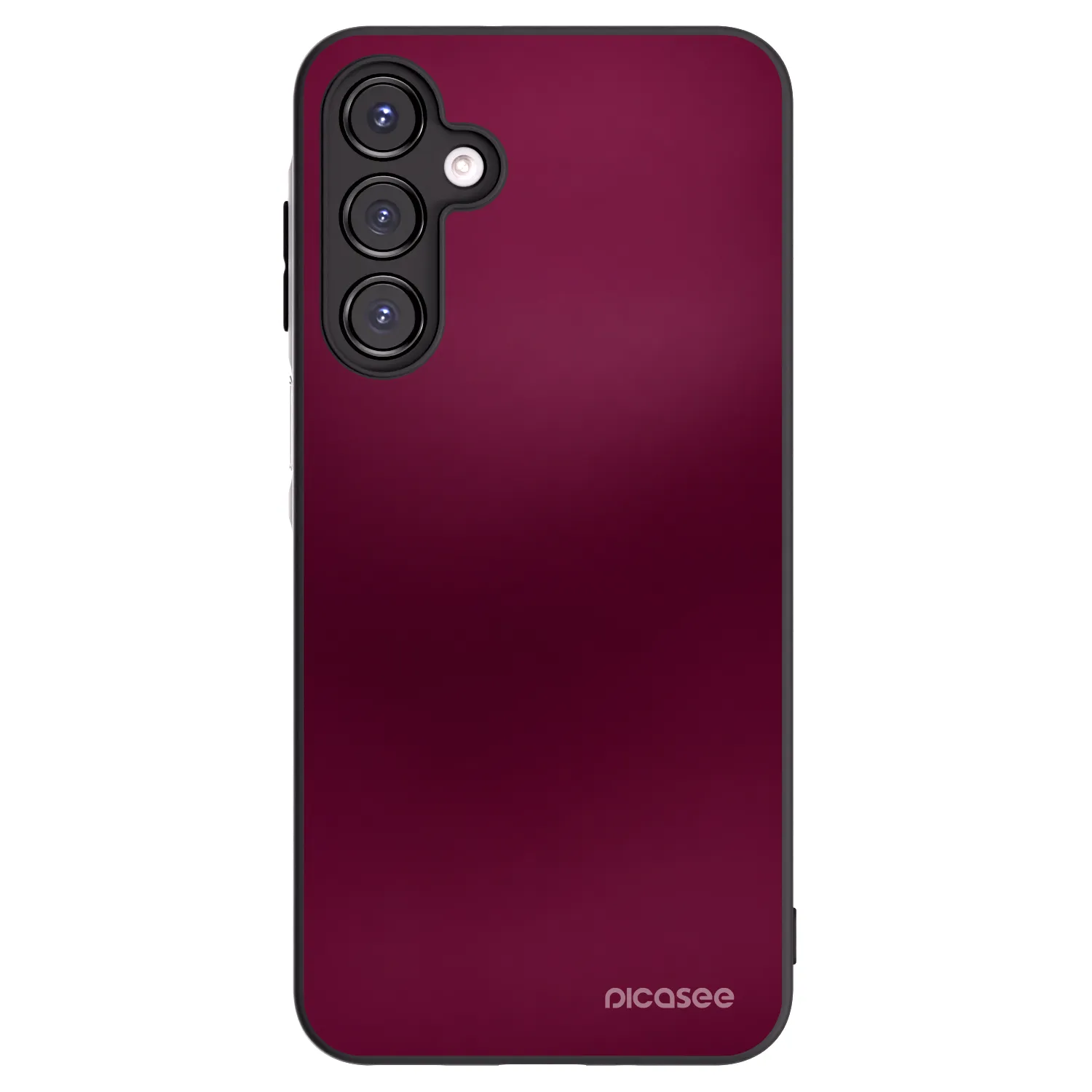 Picasee silikonowe czarne etui na Samsung Galaxy A16 5G - Velvet Bordeaux