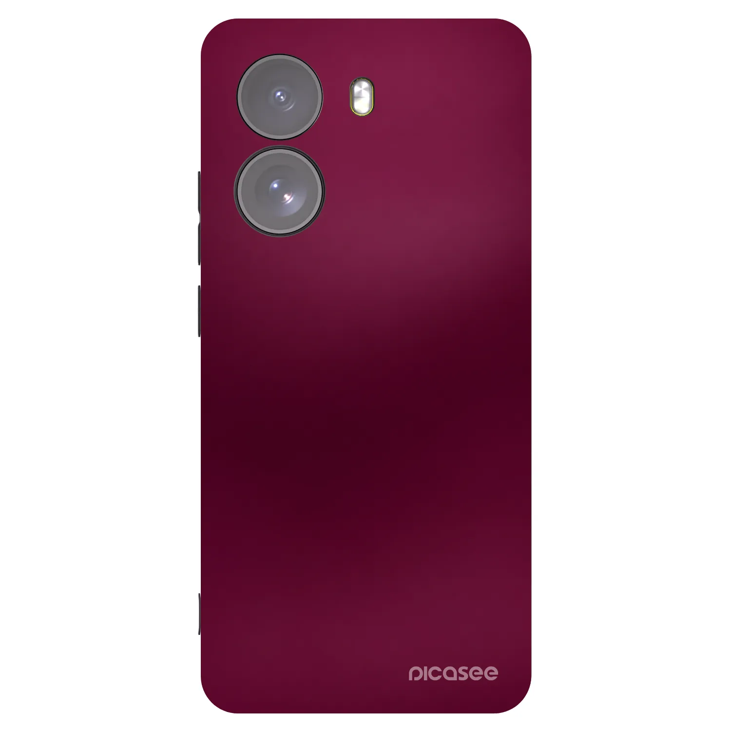 Picasee silikonowe czarne etui na Xiaomi Poco X7 - Velvet Bordeaux