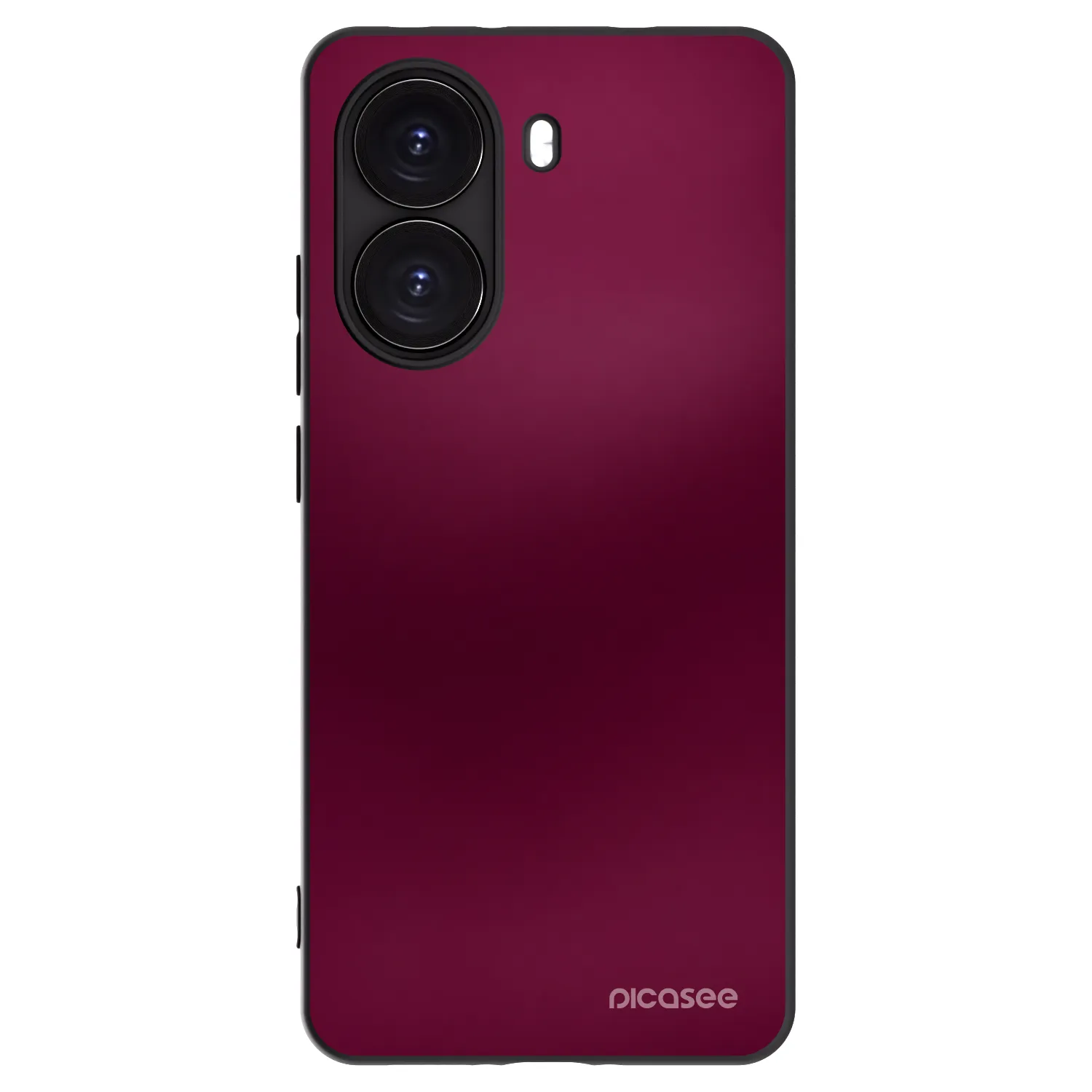Picasee silikonowe czarne etui na Xiaomi Poco X7 Pro 5G - Velvet Bordeaux