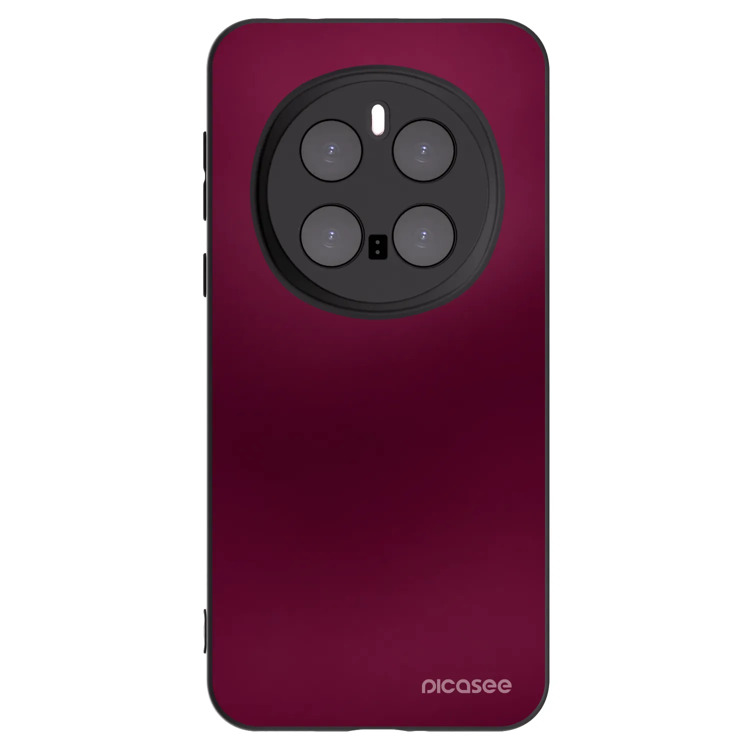 Picasee silikonowe czarne etui na Honor Magic7 Pro 5G - Velvet Bordeaux