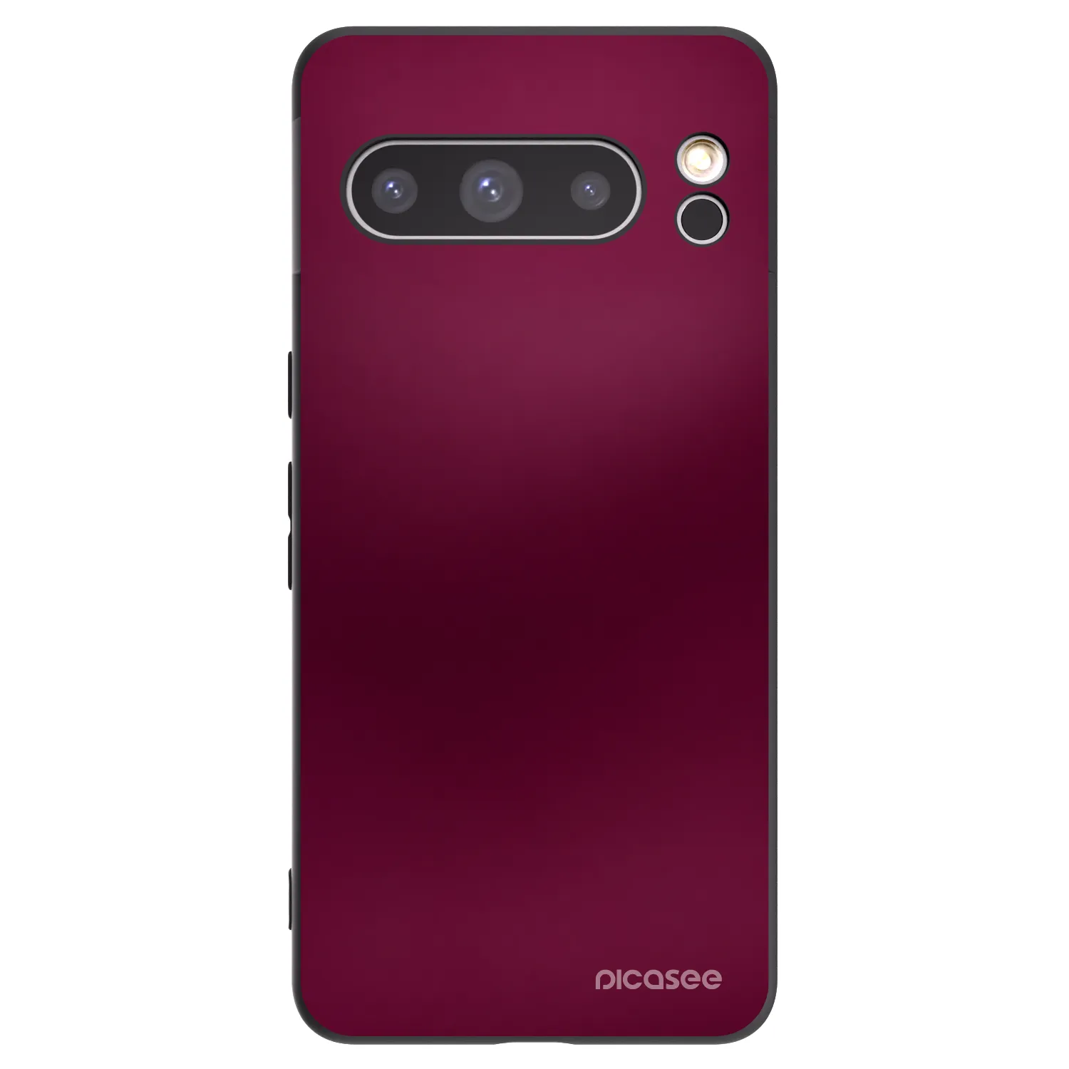Picasee silikonowe czarne etui na Google Pixel 8 Pro - Velvet Bordeaux