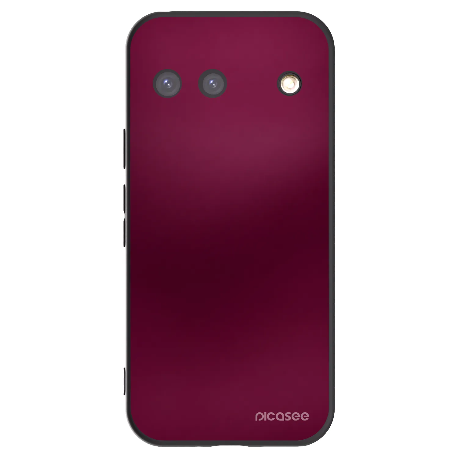 Picasee silikonowe czarne etui na Google Pixel 9 - Velvet Bordeaux