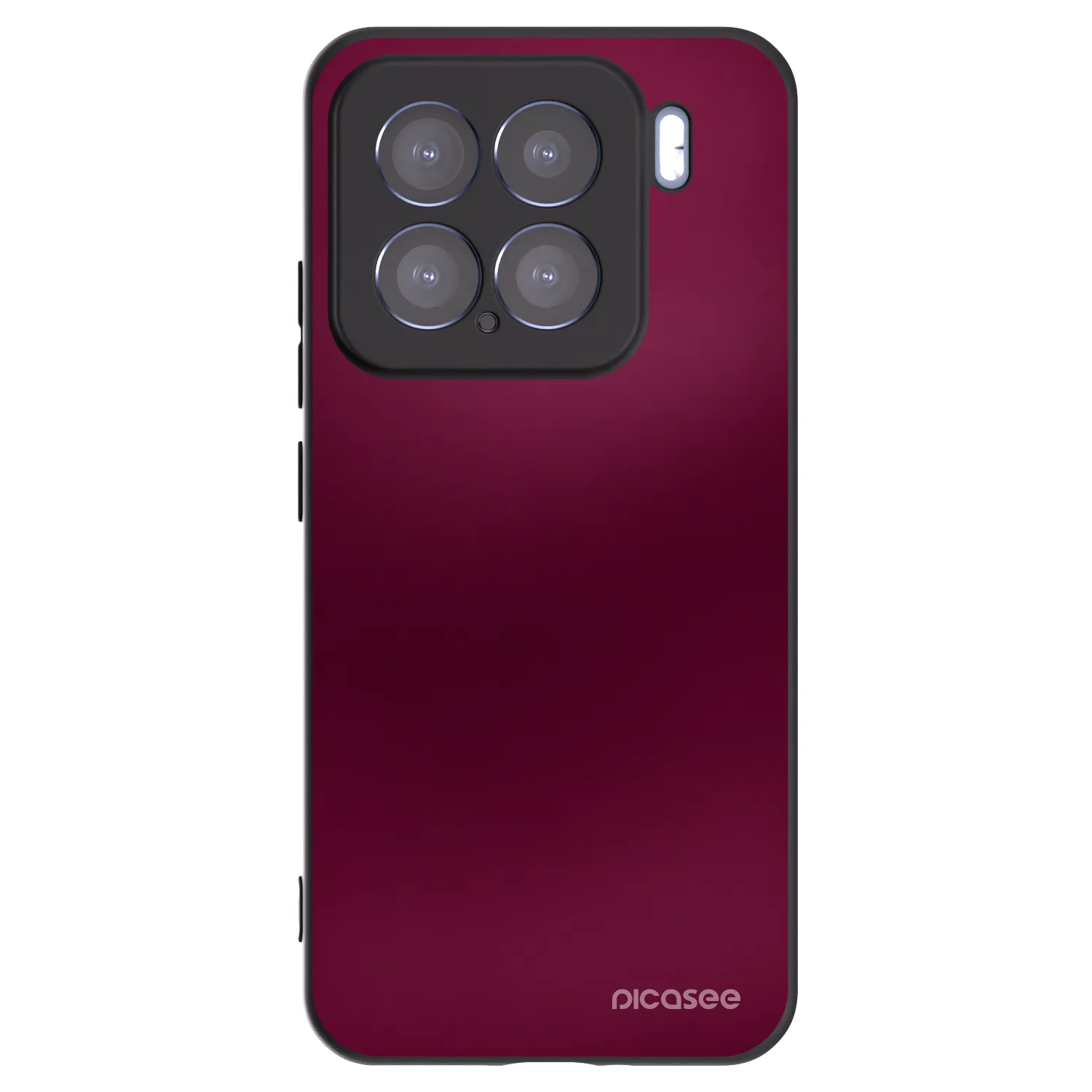 Picasee silikonowe czarne etui na Xiaomi 15 - Velvet Bordeaux